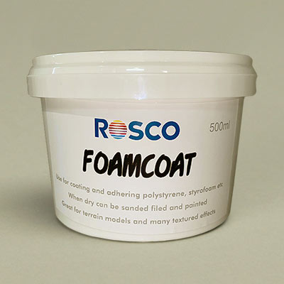 A 500ml bottle of Rosco Foamcoat