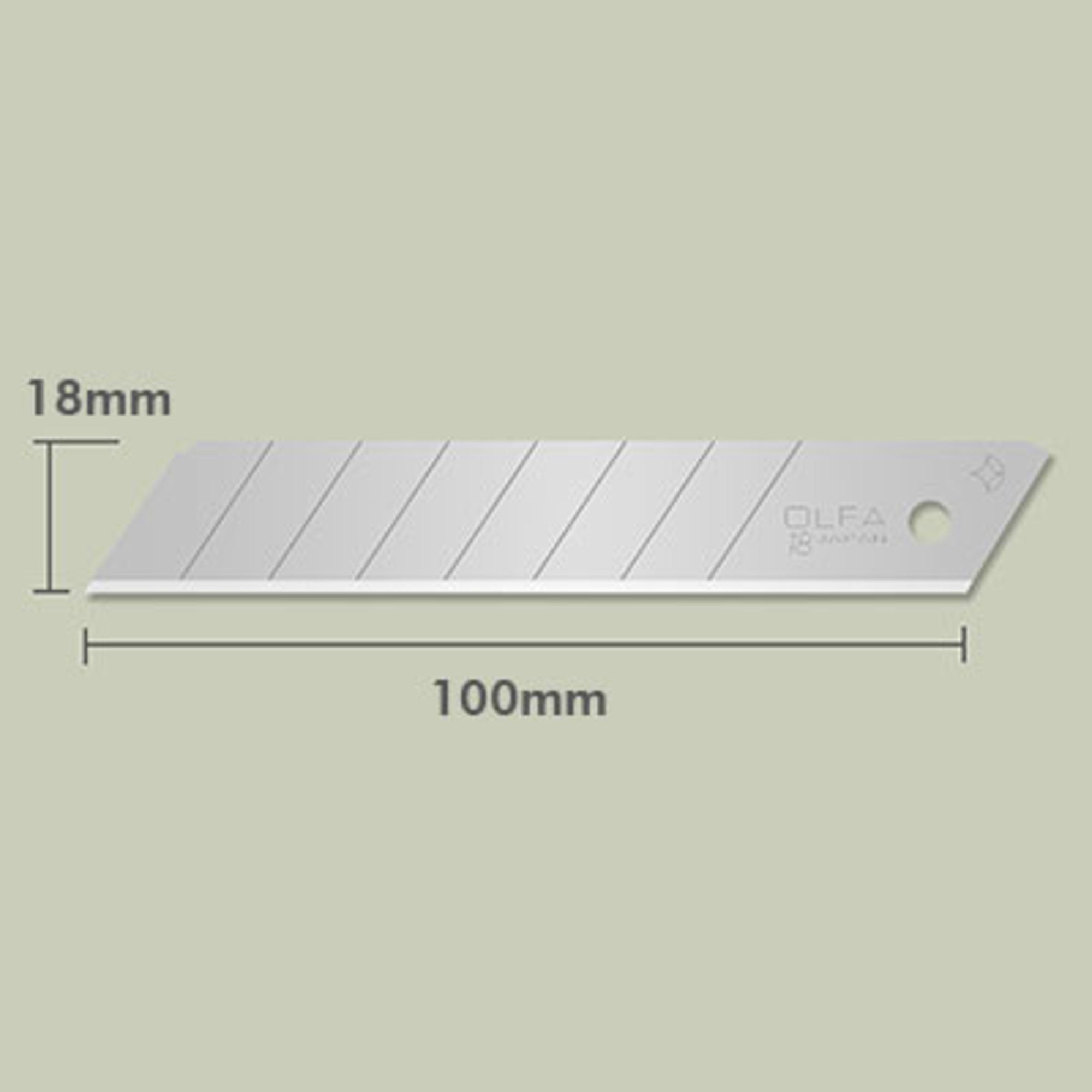 Retractable knife, Olfa heavy duty spare blades