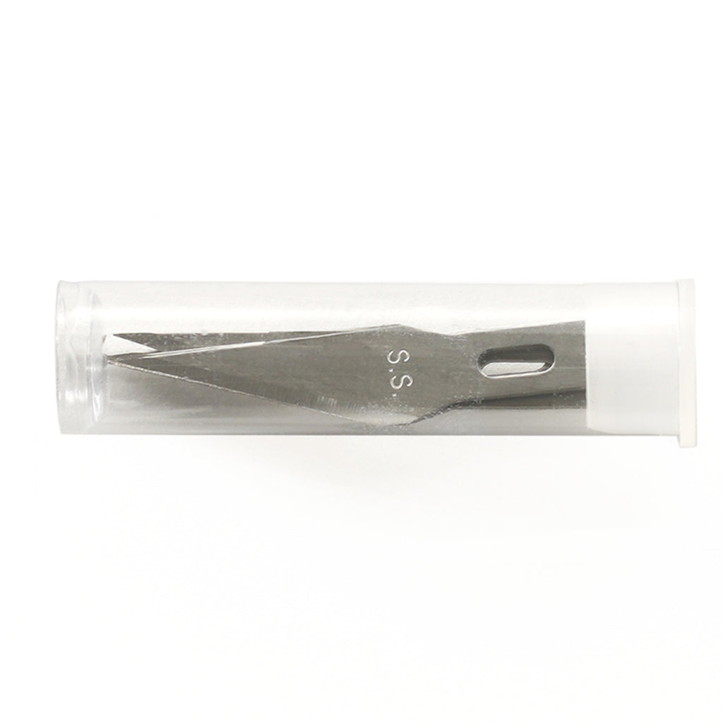 #21 Stainless Steel Blade, Shank 0.25" (0.58 cm) (5 pcs) (Carded)