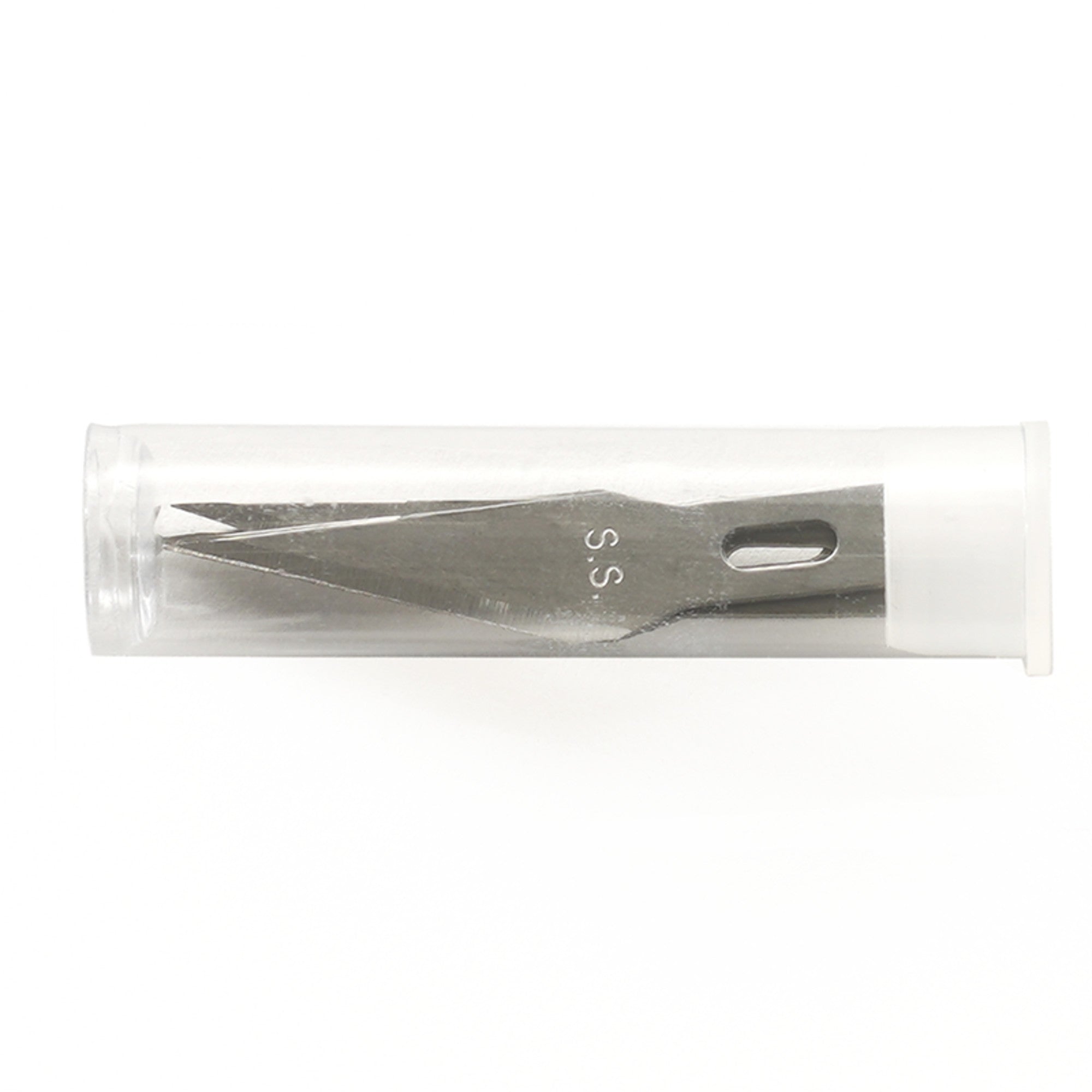 #21 Stainless Steel Blade, Shank 0.25" (0.58 cm) (5 pcs) (Carded)