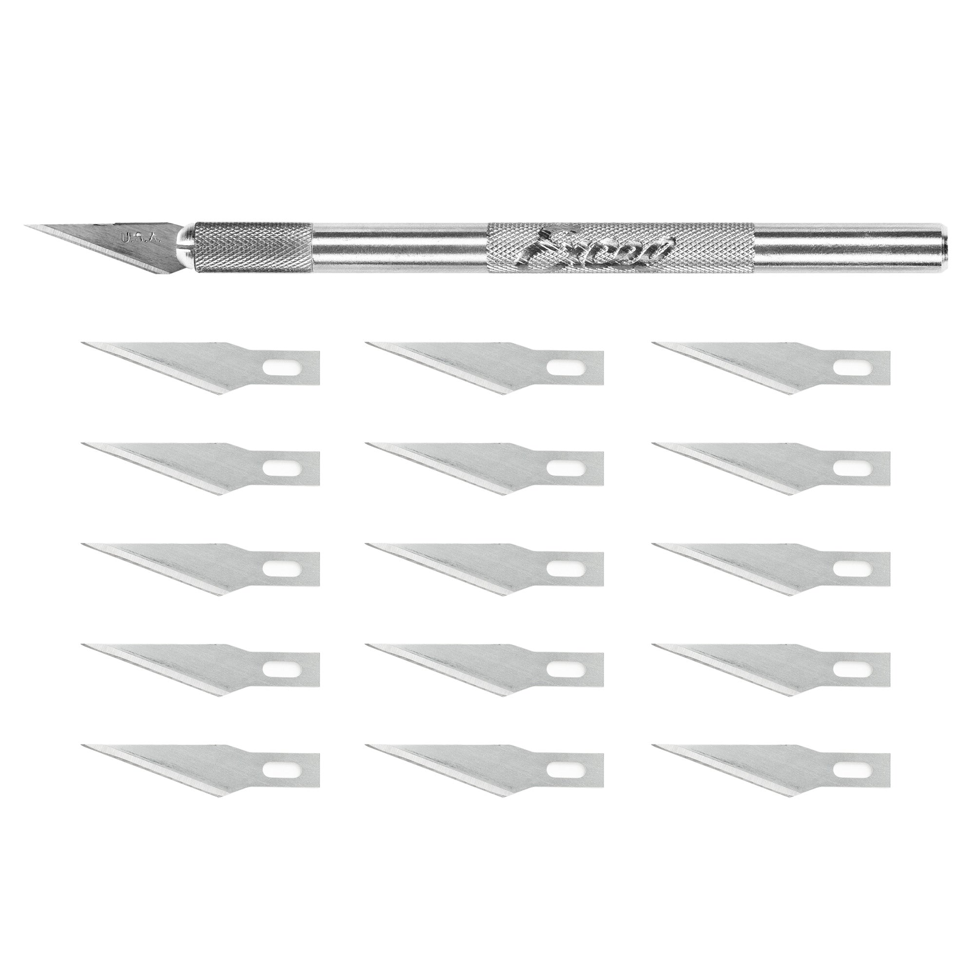 K1 Knife, Light Duty Round Aluminium with Safety Cap (Carded)