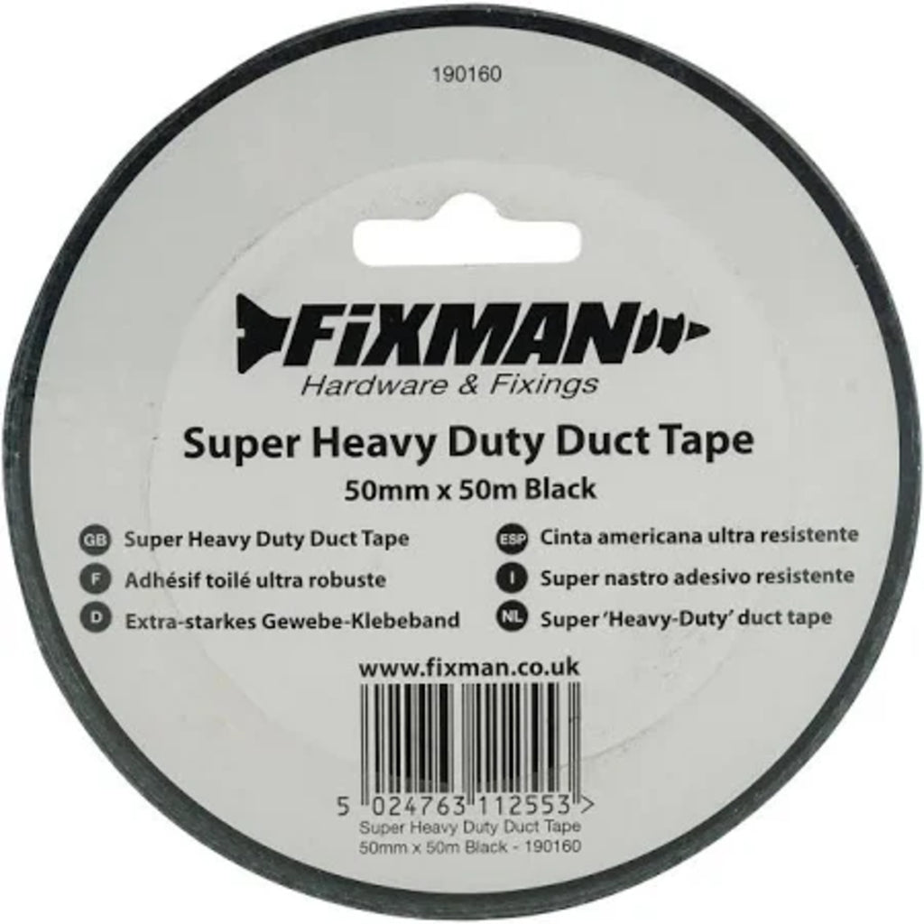 Duct Tape 50mm Super Heavy Black