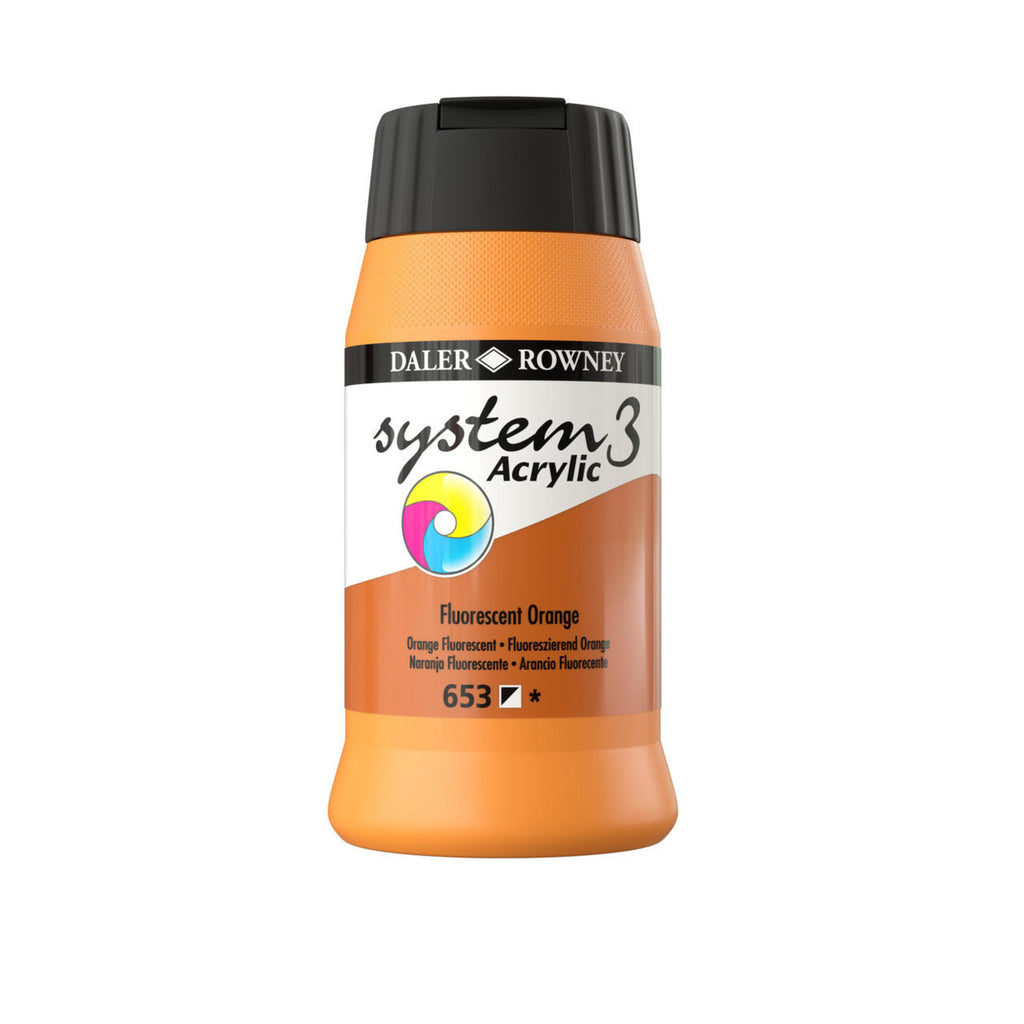 System 3 Fluorescent Orange 500ml