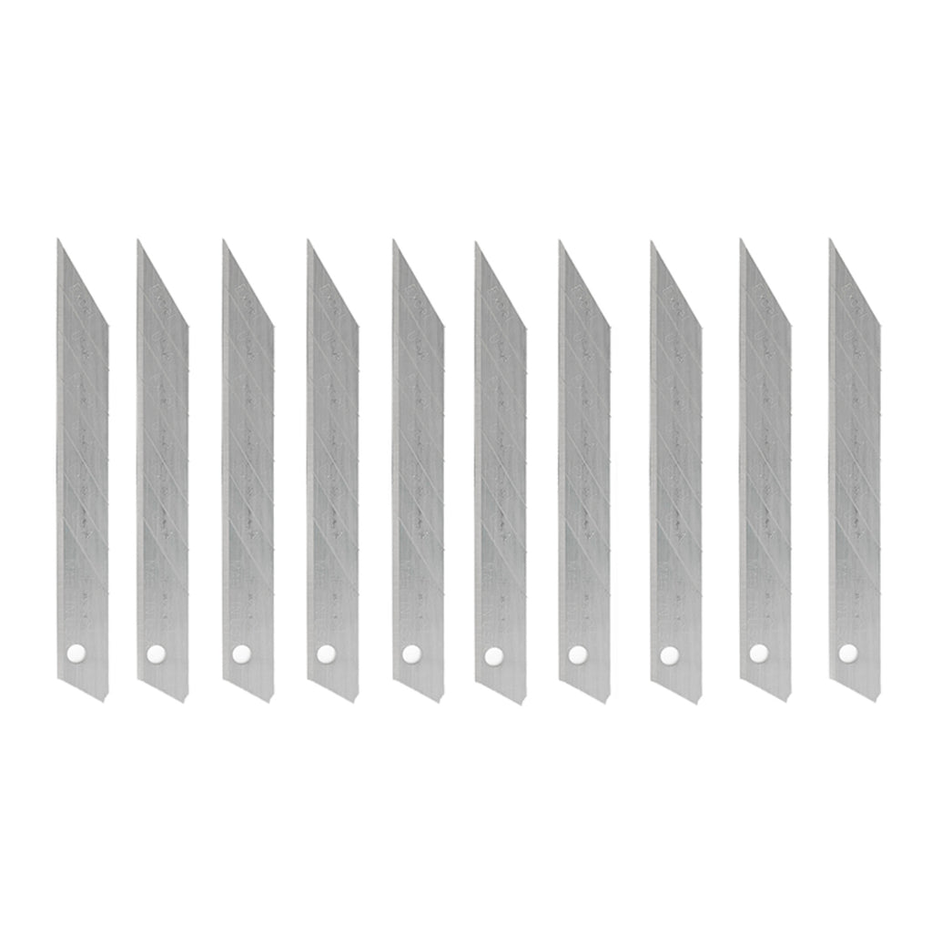 9mm, 7pt 30deg Snap Blade (10 pcs) (Carded)
