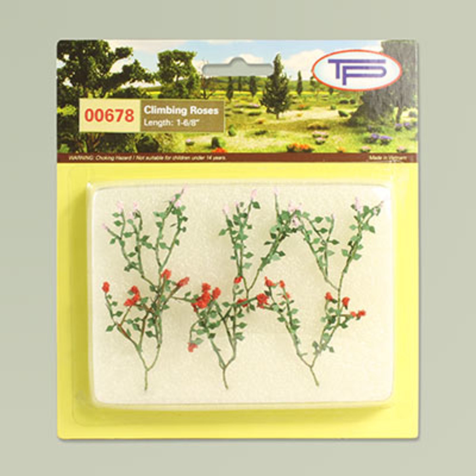 Roses 40mm high (6 pcs)