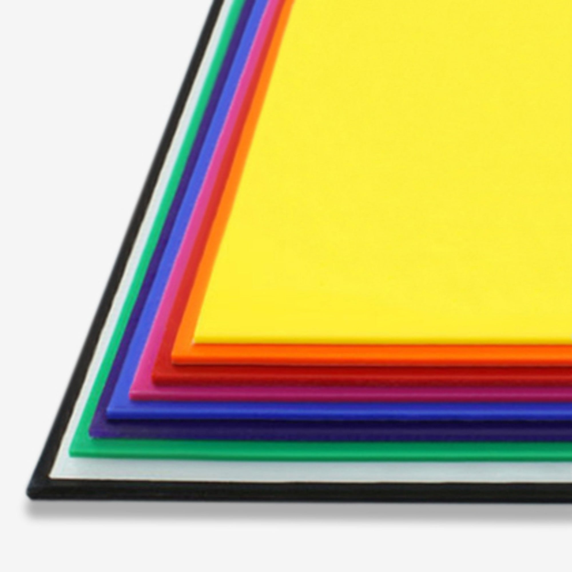 HIPS Sheet Coloured 0.5  457  508mm, Orange