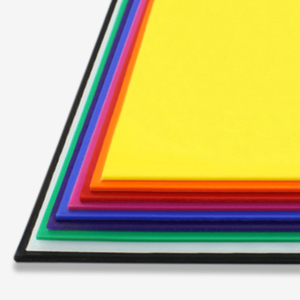 HIPS Sheet Coloured 0.5  457  254mm, Black