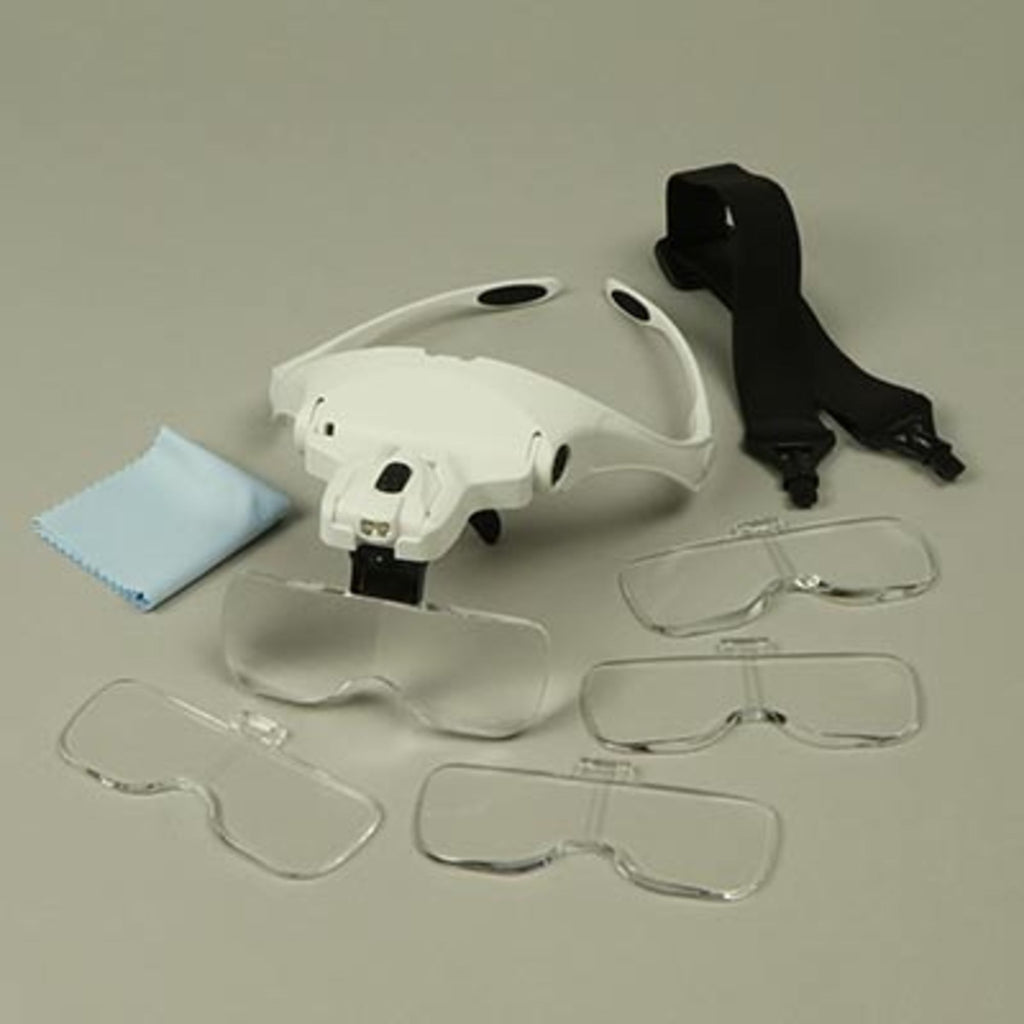 Headband Magnifier with LED Light