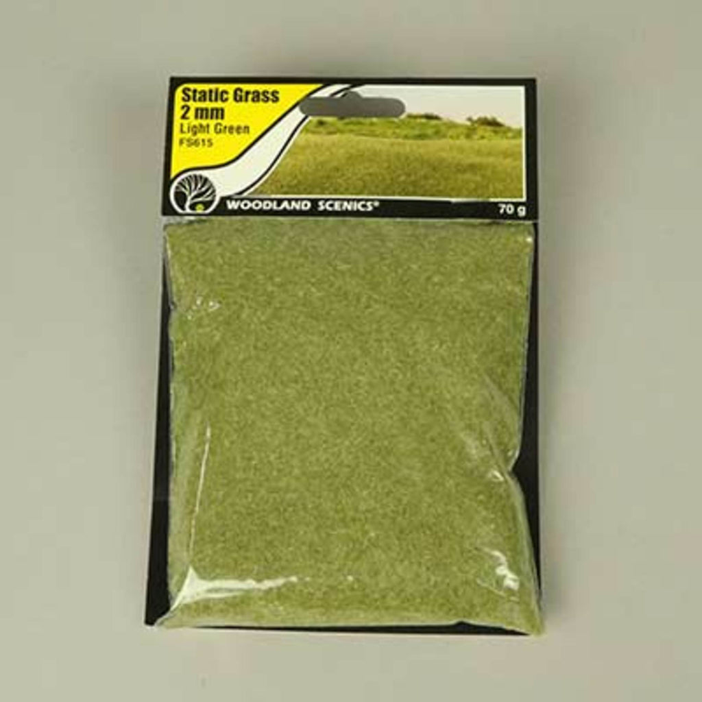 Static grass light green - 2.0mm