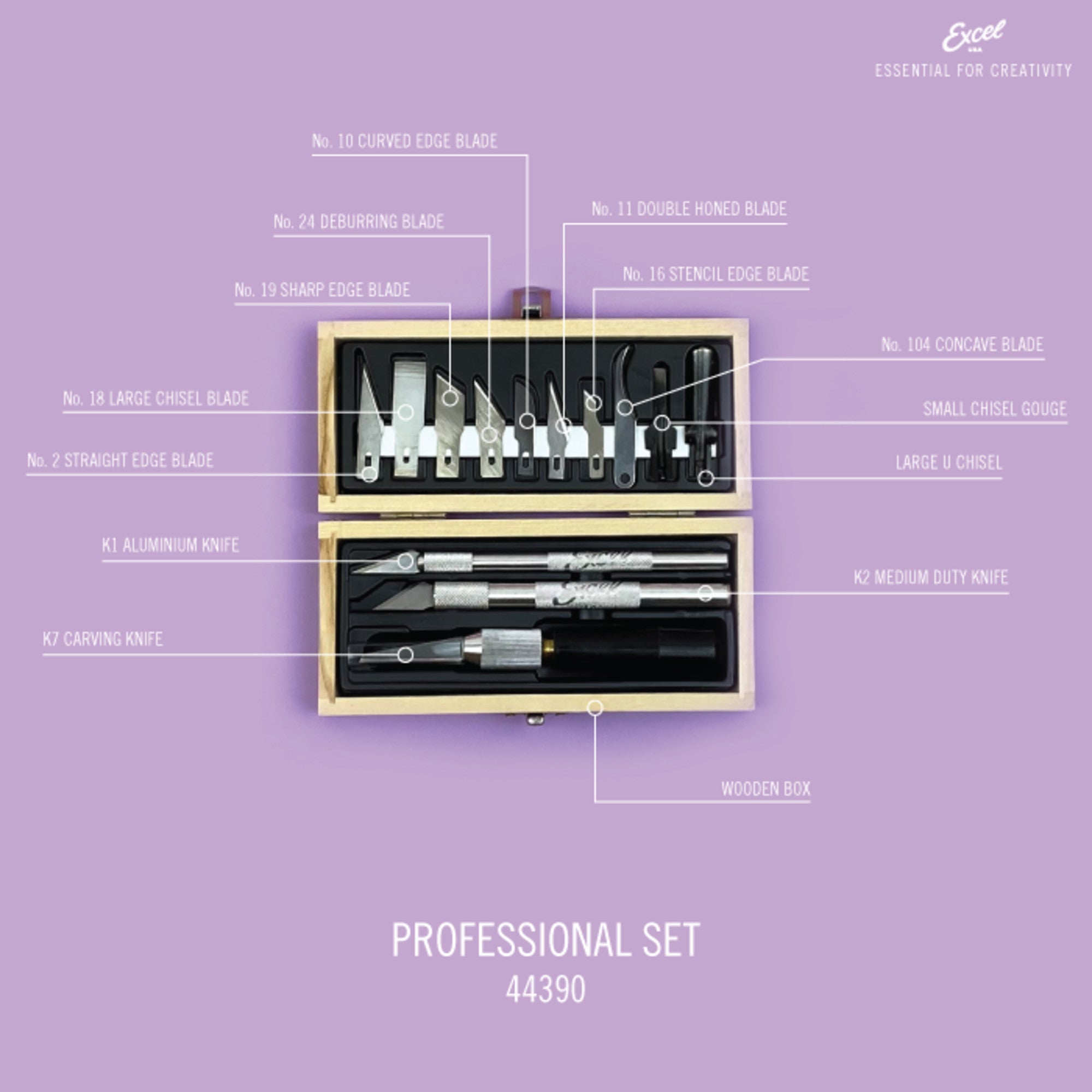 Professional Set, Wooden Box (Boxed)