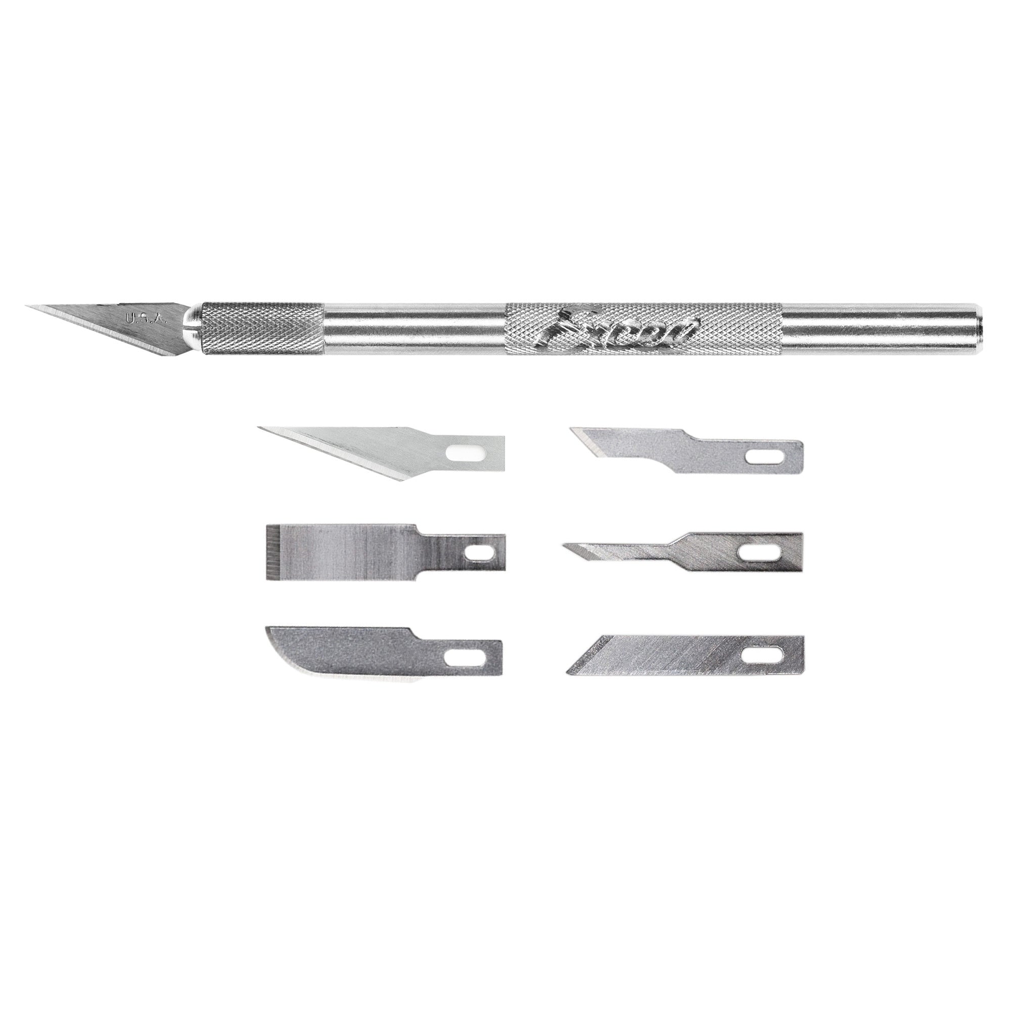 K1 Knife, Light Duty Round Aluminium with Safety Cap (Carded)