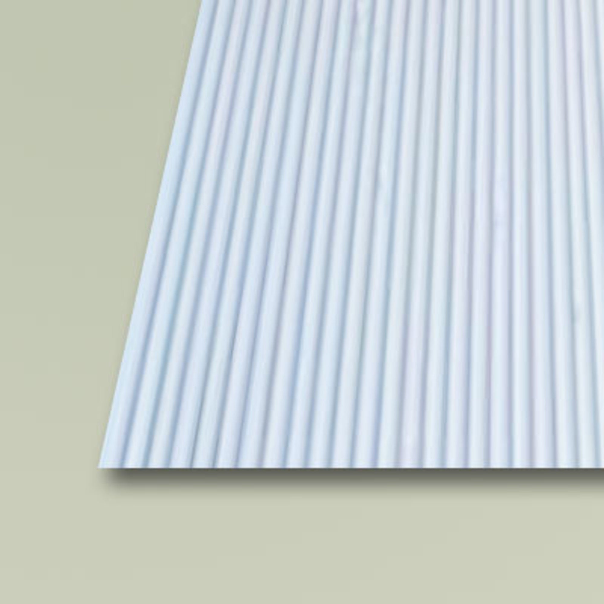 Corrugated Styrene Sheet 1.0mm Spacing