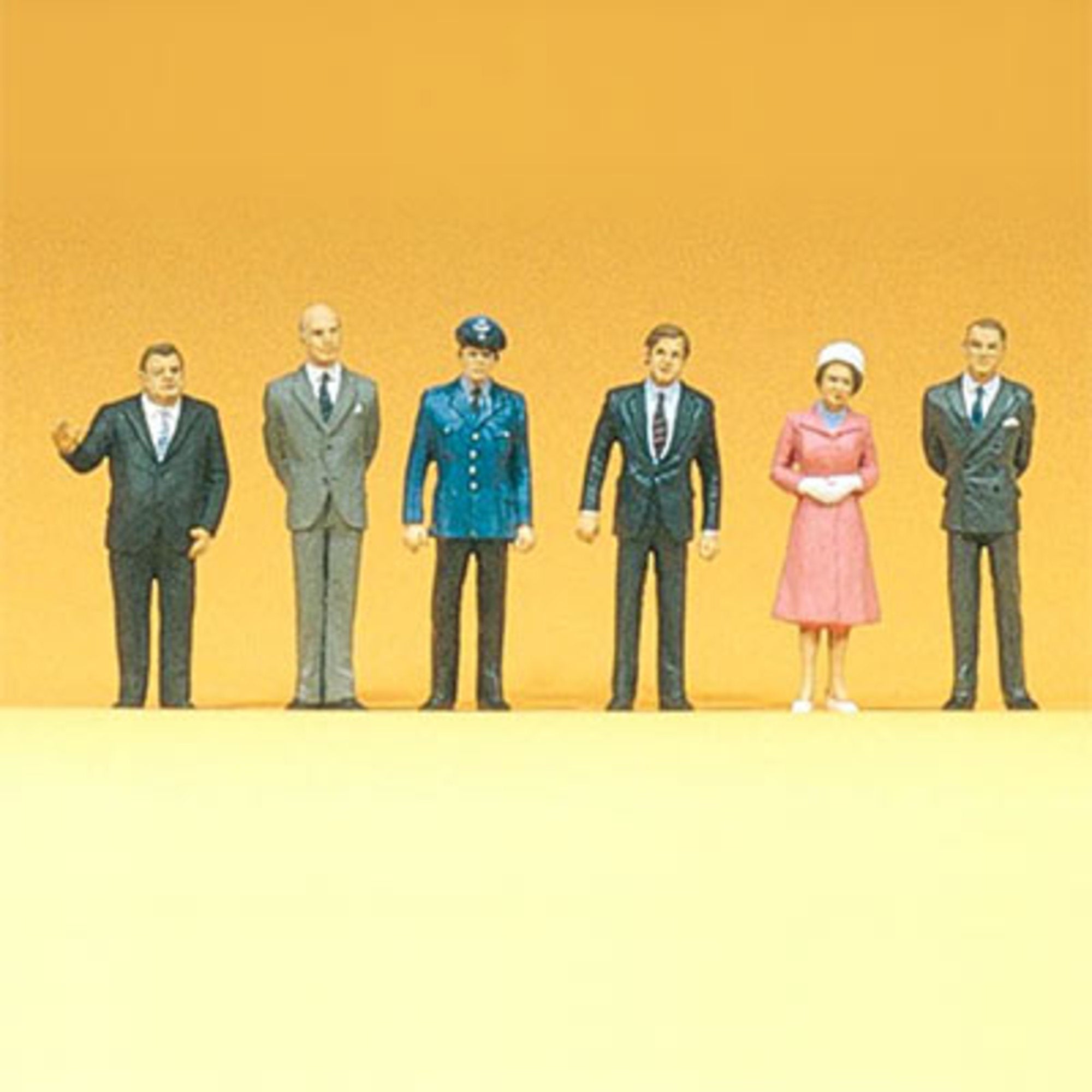 1:100 Figures Suited Painted (6 pcs)