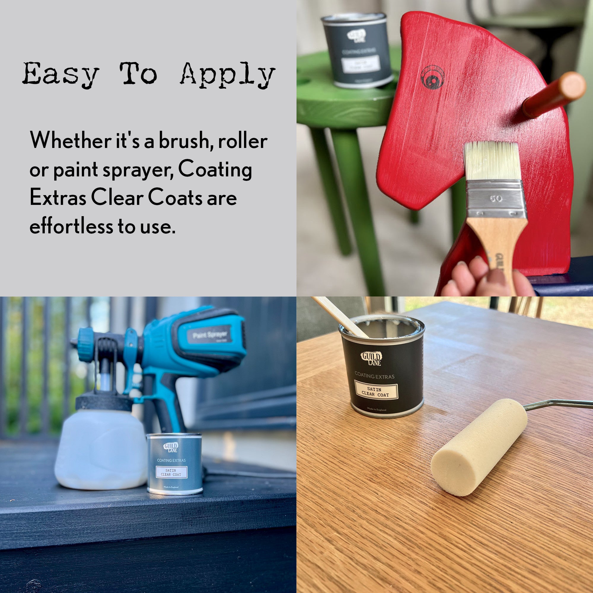 Acrylic Satin Top Coat, Clear (60ml Jar)