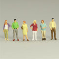 1:87 Figures Passers By Standing Painted (6 pcs)