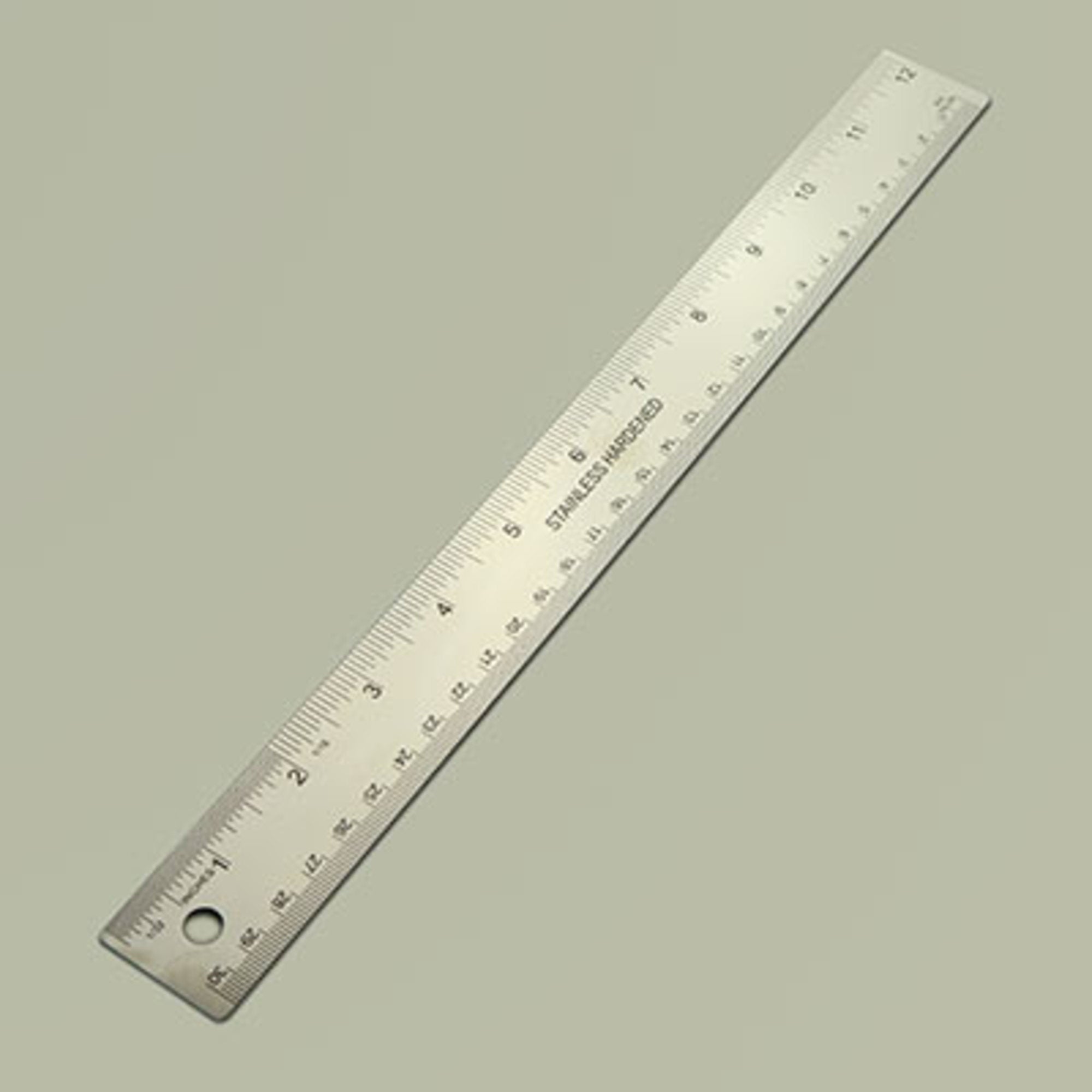 Steel Rule, Cork-Backed 300mm