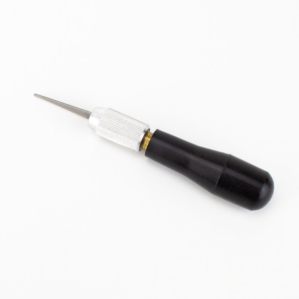 K7 Wood Carving Knife, Black Plastic Handle with Scabbard (Carded)