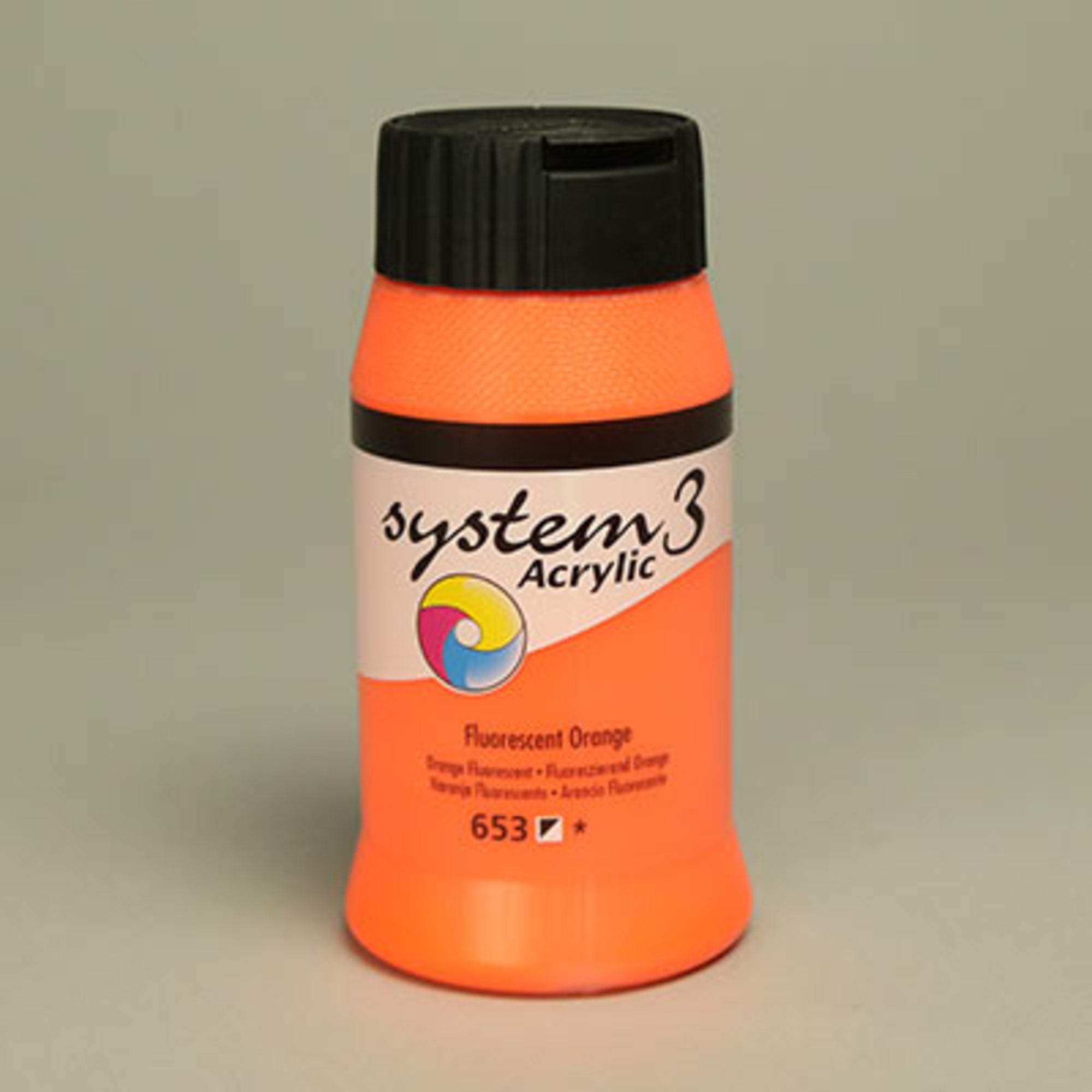 System 3 Fluorescent Orange 500ml