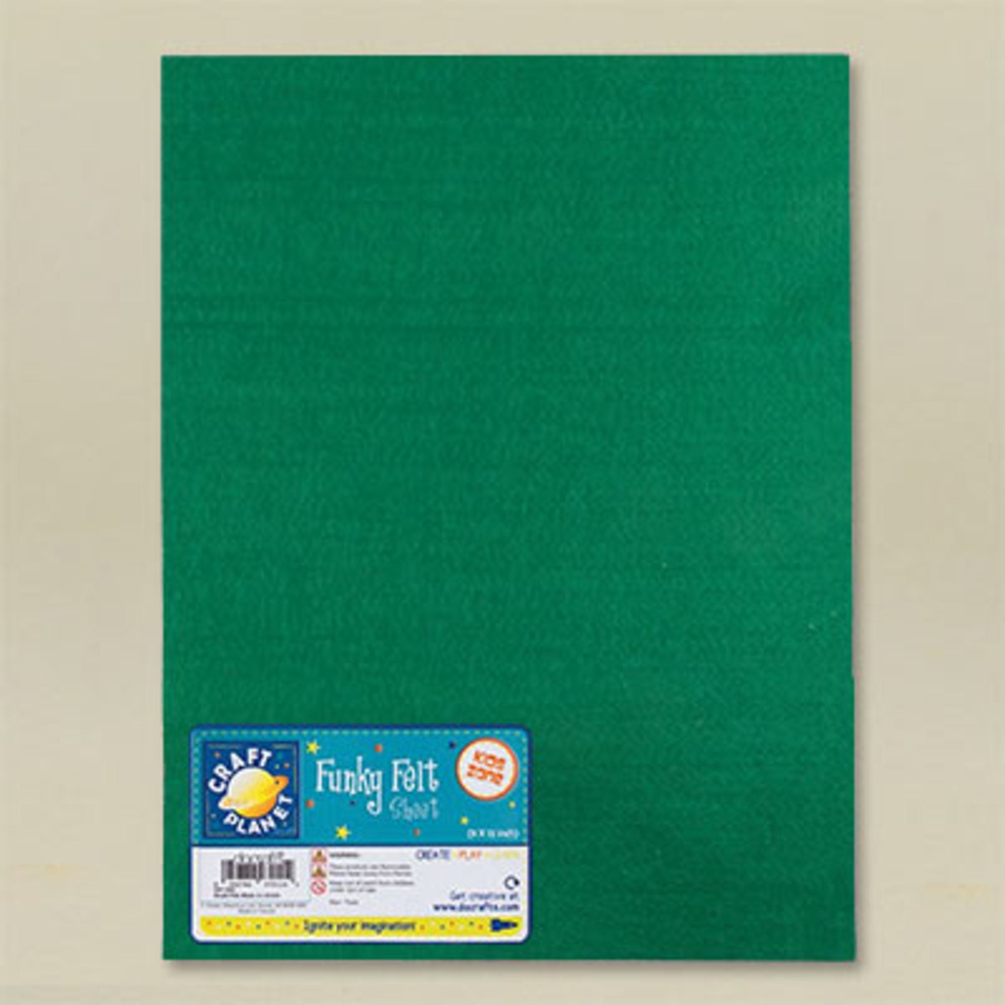Funky Felt 225  295mm Green