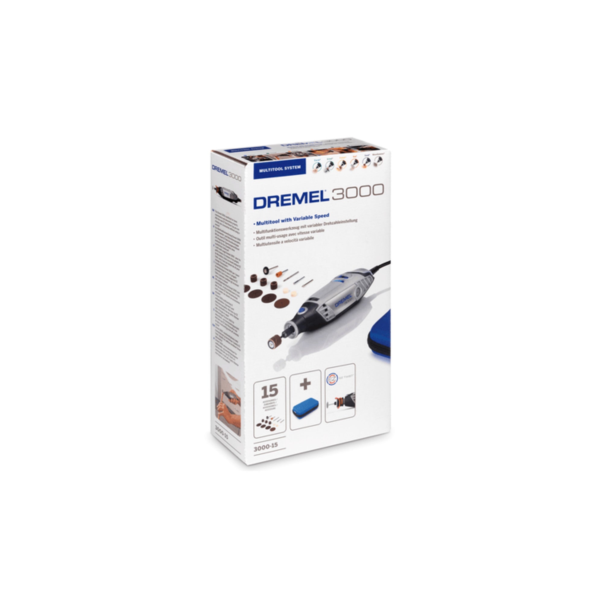 Dremel 3000 Series 130W Electric Multi-Tool Kit