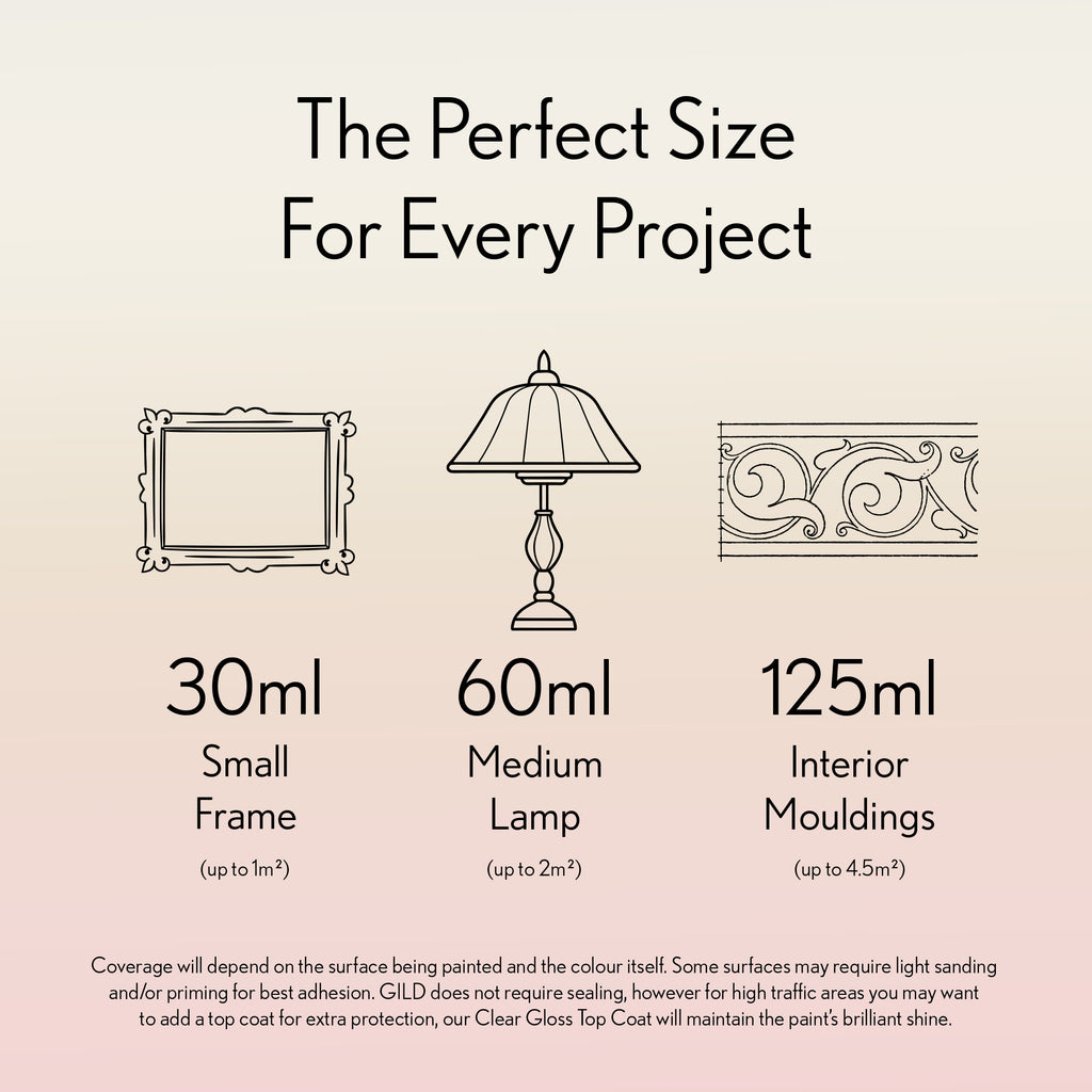 GILD Acrylic Gilding Enamel Paint, Copper (30ml Jar)