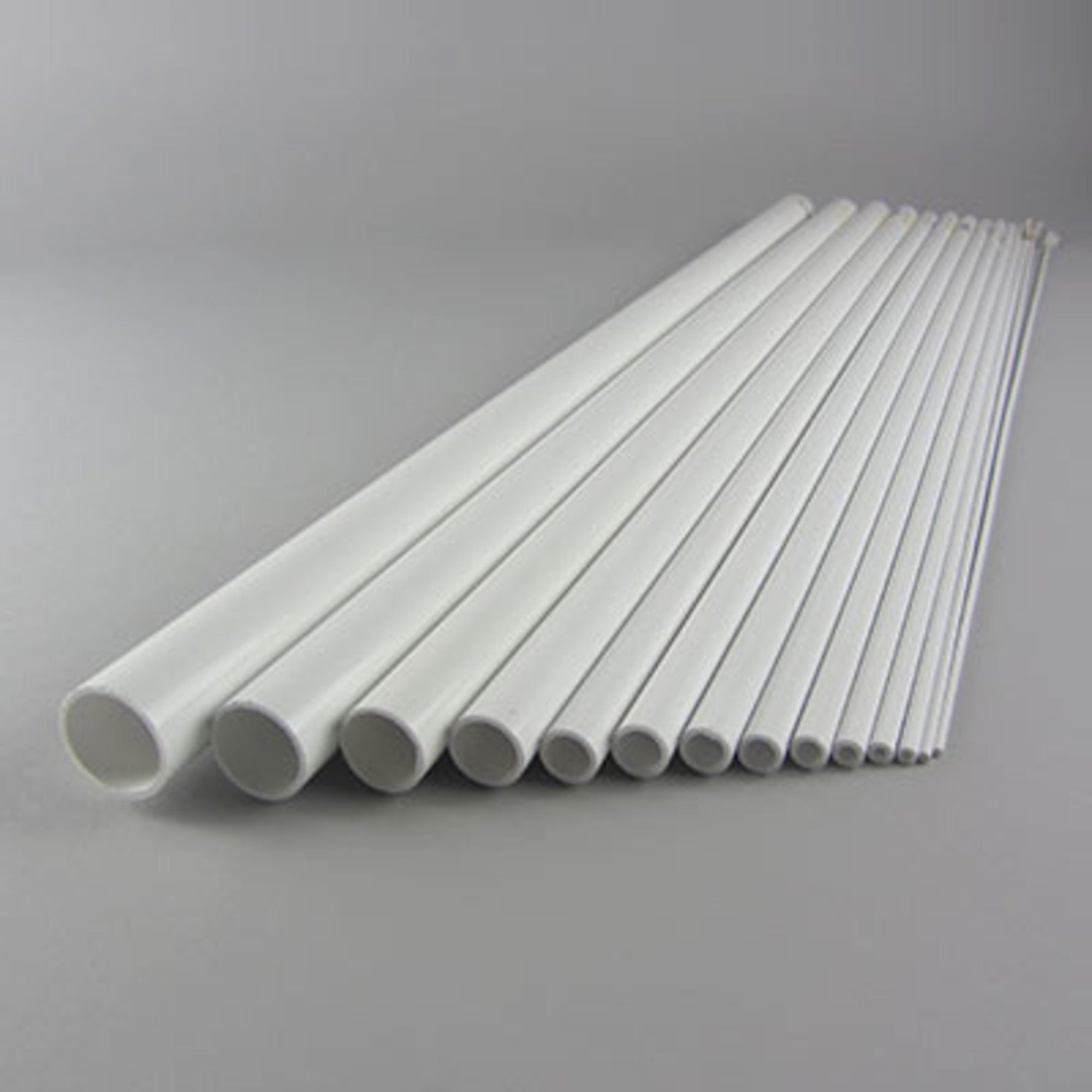 Butyrate Round Tube White - 2.4mm