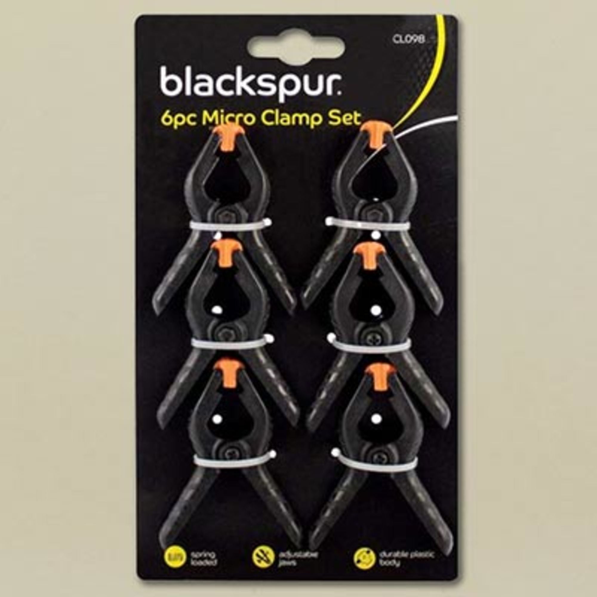 Micro spring clip 60mm (6 pcs)
