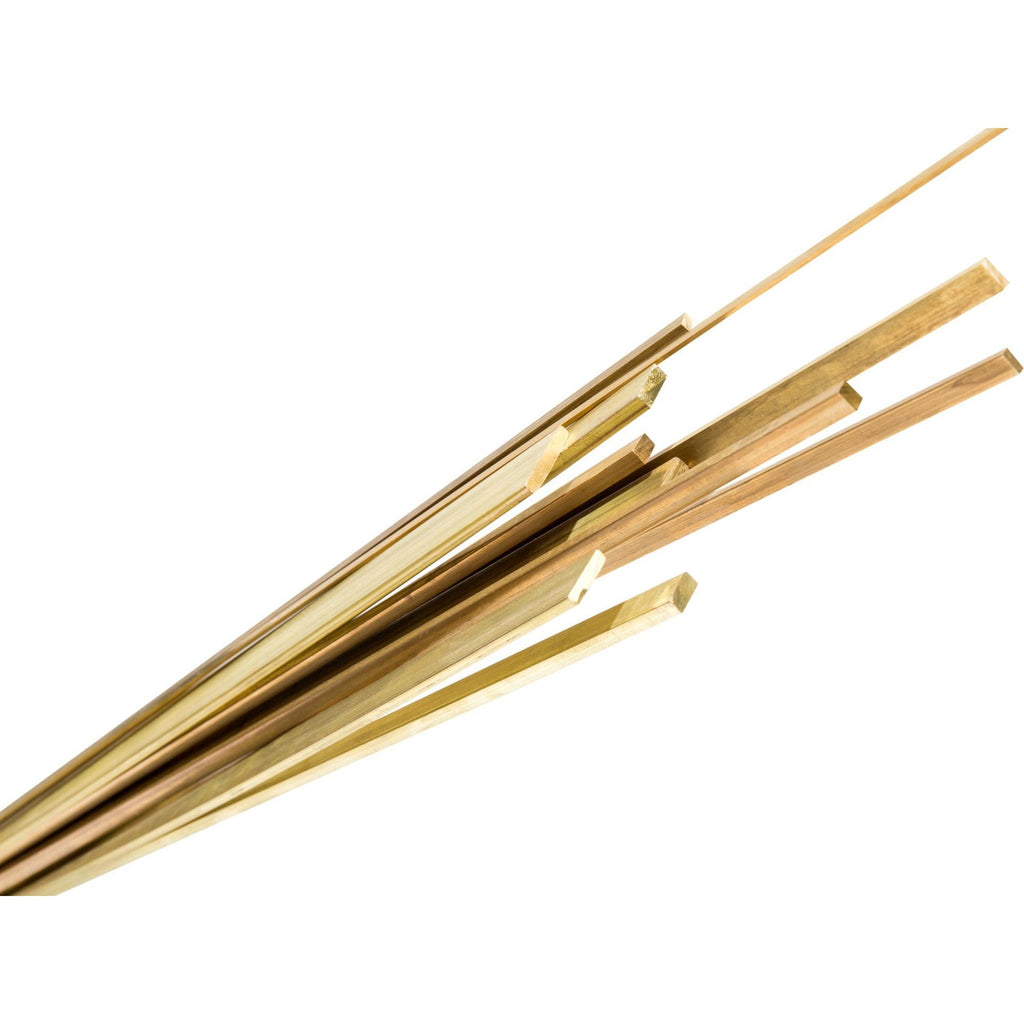 4DM00529-4 Rectangular Rod, Brass
