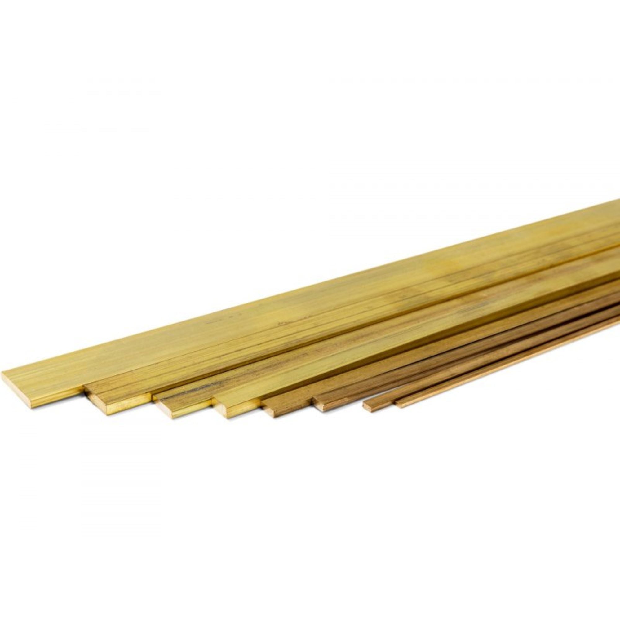 4DM00530 [file:4DM00530-1.jpg] Rectangular Rod, Brass, 1.0 x 3.0 x 1000mm