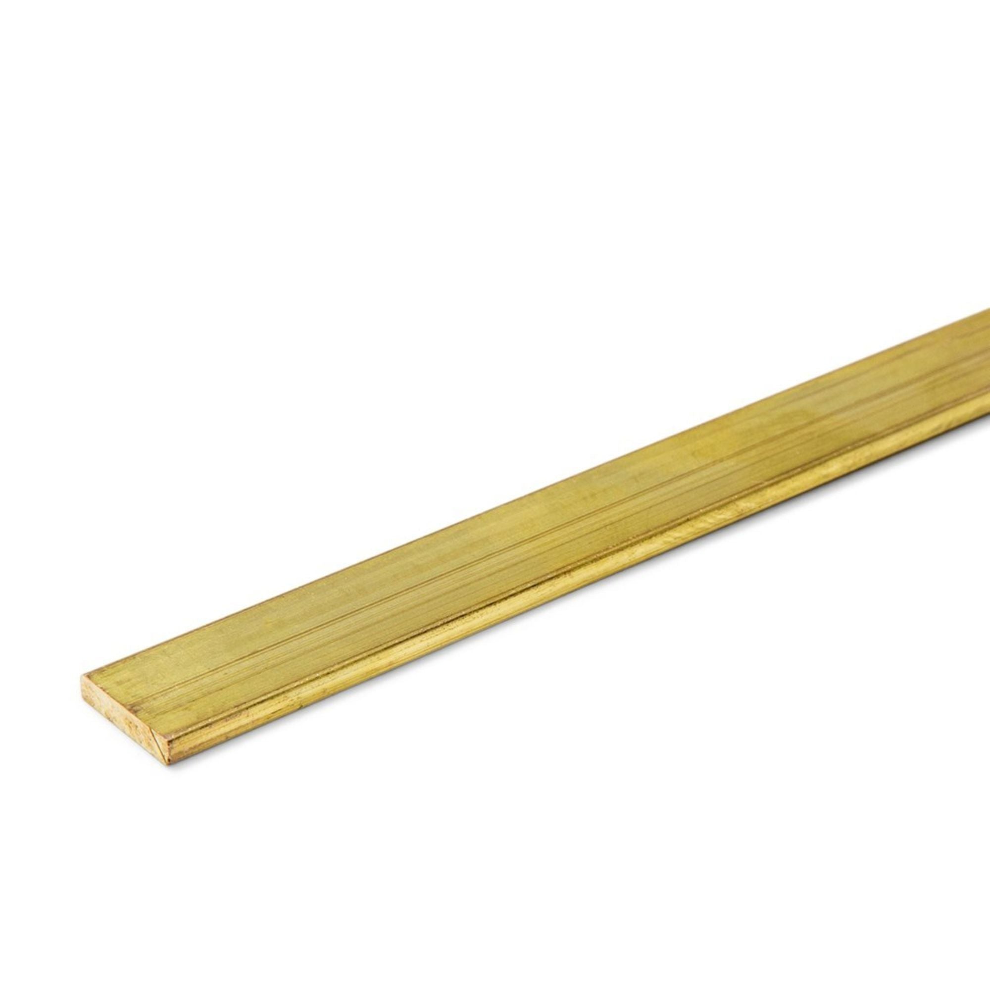 4DM00535 [file:4DM00535-1.jpg] Rectangular Rod, Brass, 2.0 x 10.0 x 1000mm