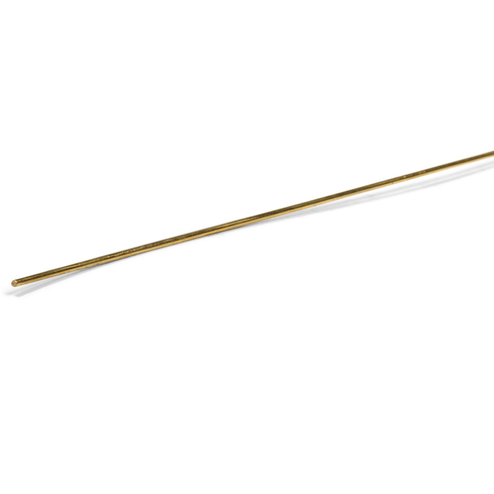 4DM00537 [file:4DM00537-1.jpg] Round Rod, Brass, 1.2 x 1000mm