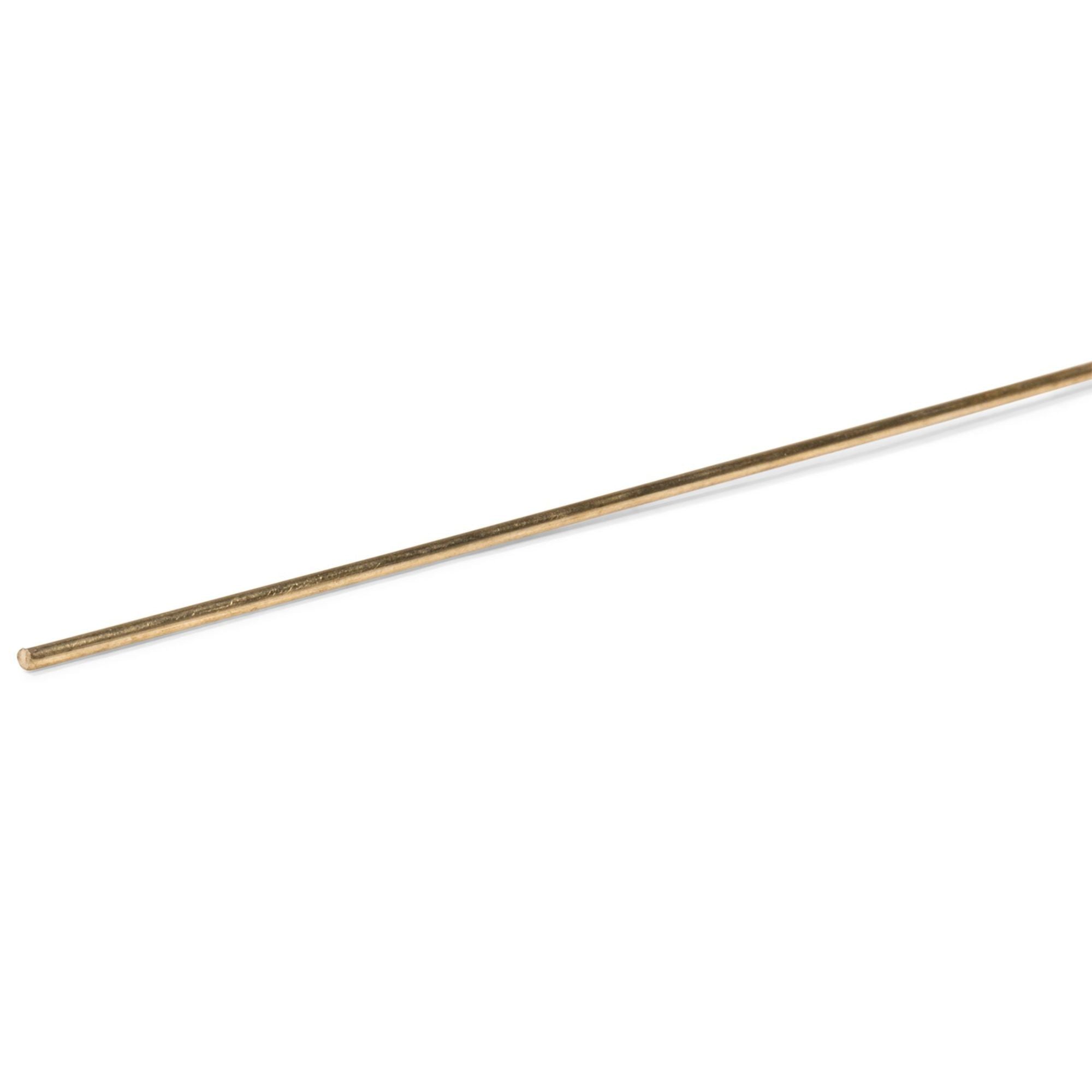 4DM00538 [file:4DM00538-1.jpg] Round Rod, Brass, 1.5 x 1000mm