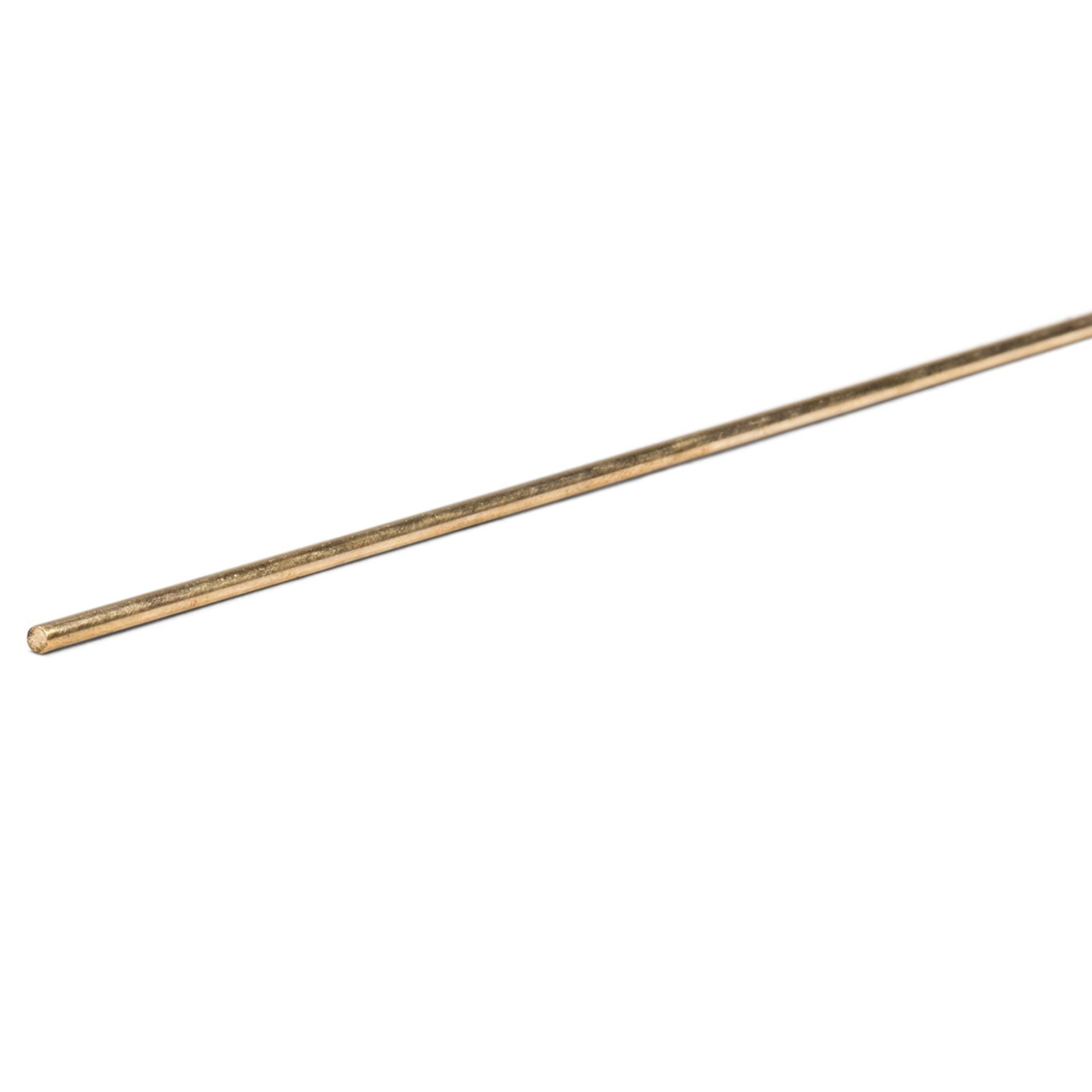 4DM00539 [file:4DM00539-1.jpg] Round Rod, Brass, 2.0 x 1000mm