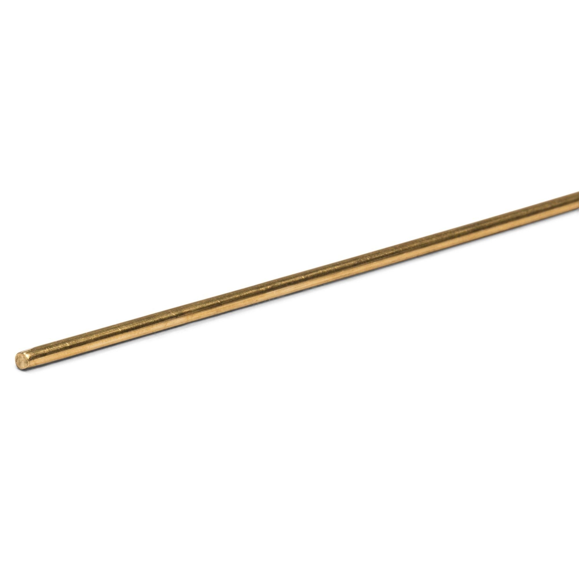 4DM00540 [file:4DM00540-1.jpg] Round Rod, Brass, 2.5 x 1000mm