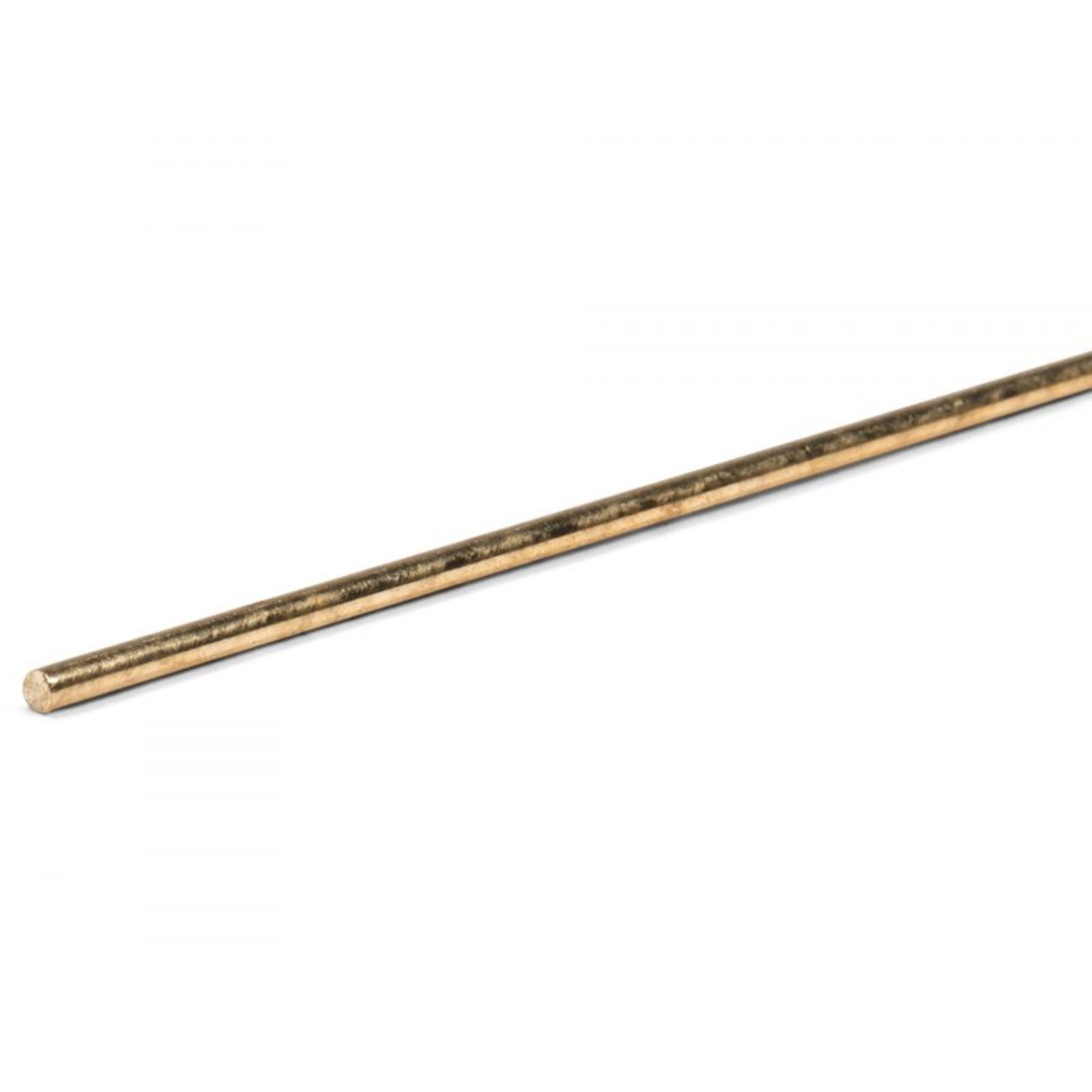 4DM00541 [file:4DM00541-1.jpg] Round Rod, Brass, 3.0 x 1000mm