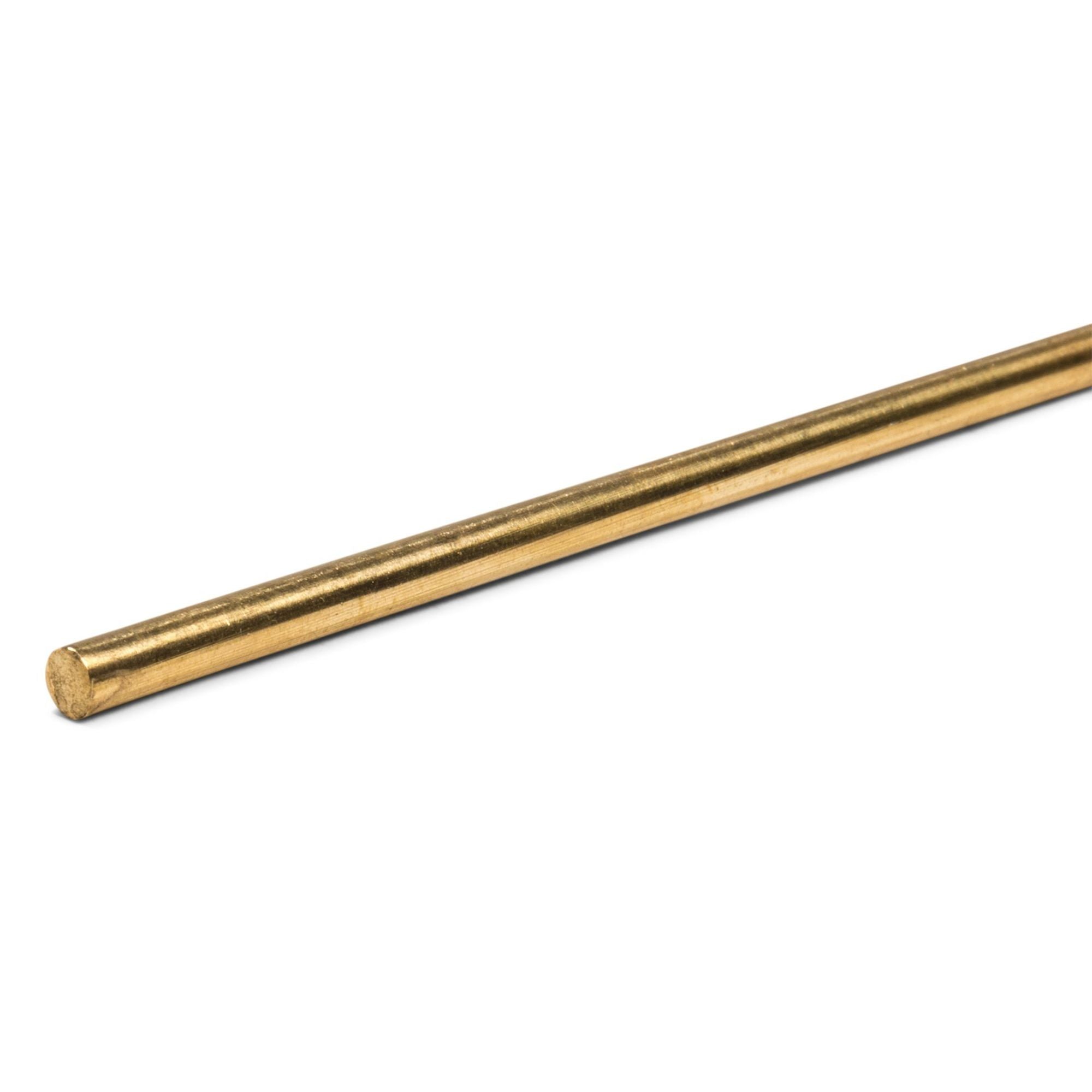 4DM00543 [file:4DM00543-1.jpg] Round Rod, Brass, 5.0 x 1000mm