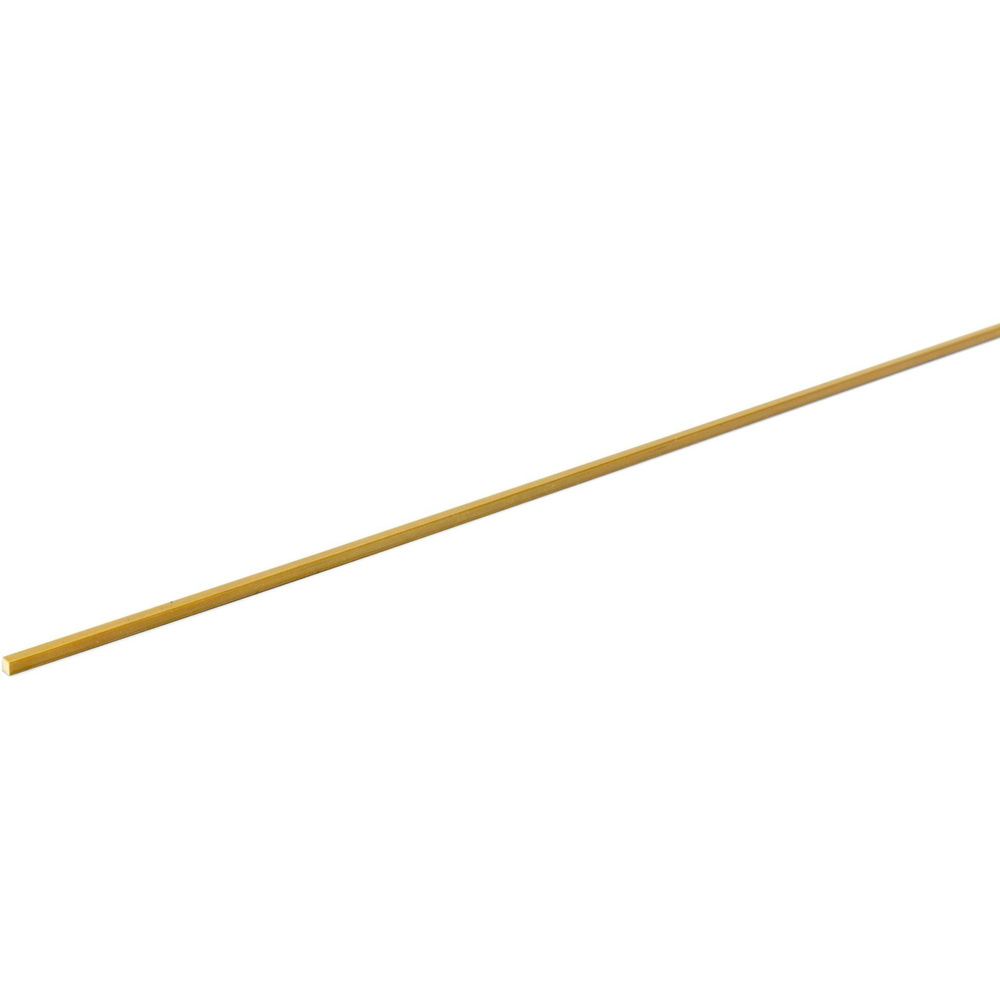 4DM00547 [file:4DM00547-1.jpg] Square Rod Brass, 2.0 x 2.0 x 1000mm
