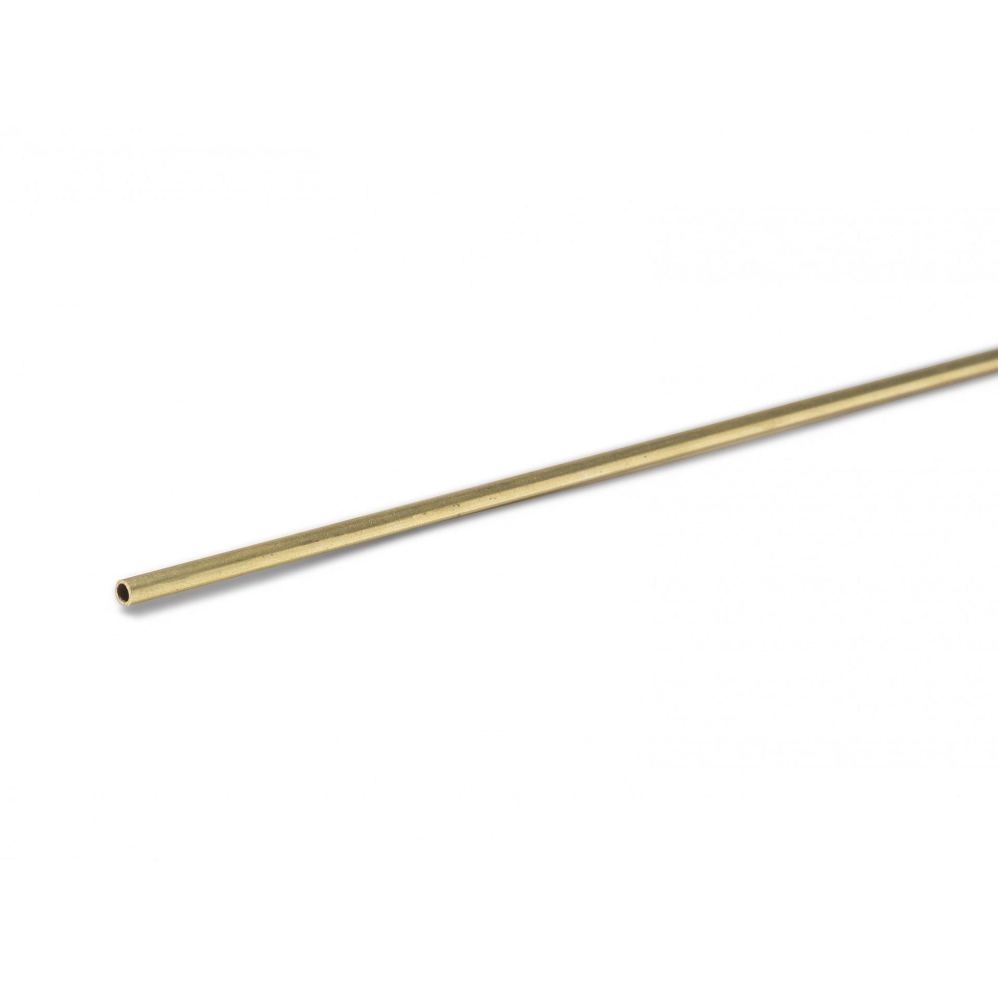 4DM00553 [file:4DM00553-1.jpg] Round Tube, Brass, 3.0 x 1000mm, 0.45mm Wall