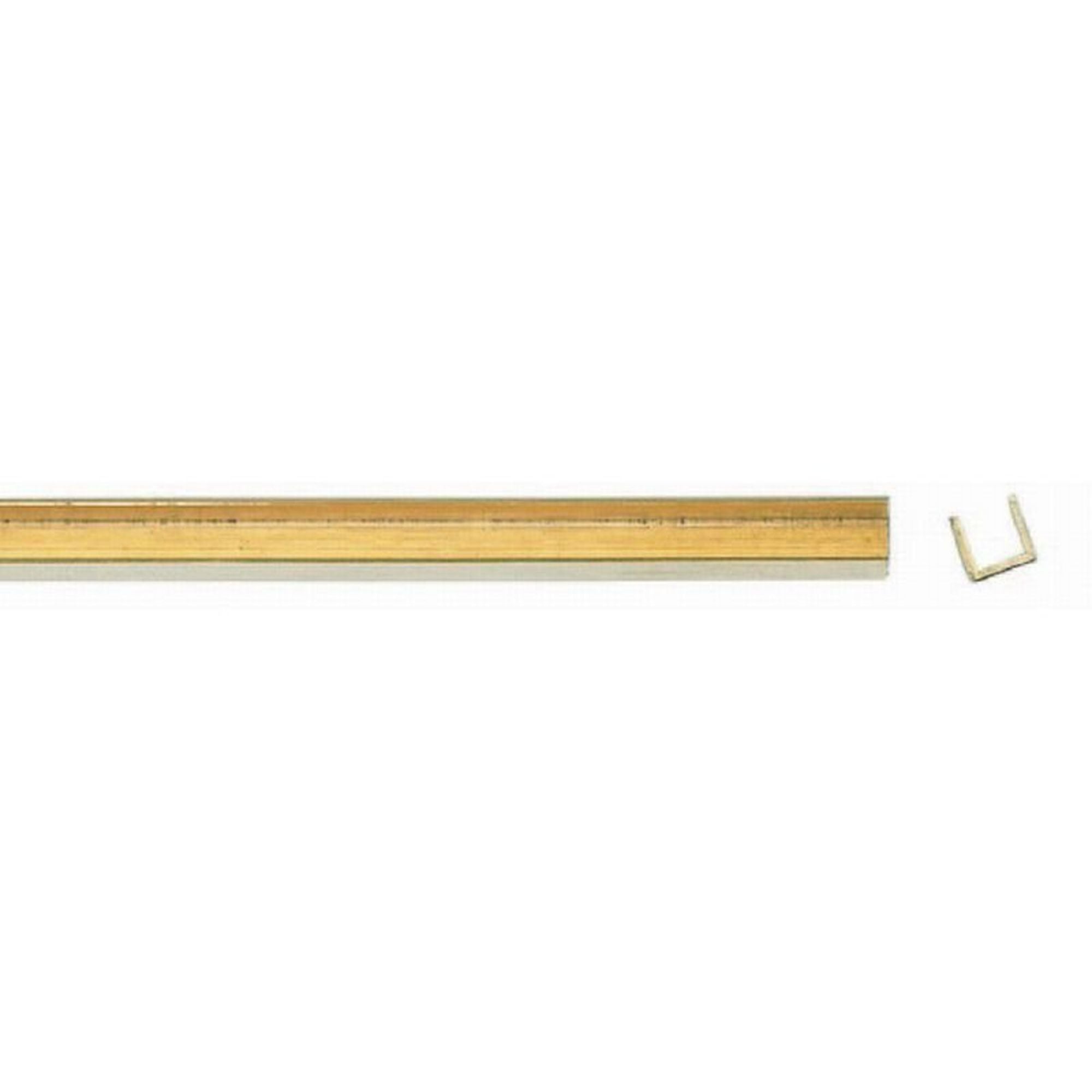 4DM00556-1 [file:4DM00556-1.jpg] Brass U-Channel Strips