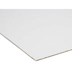 4DM00587 [file:4DM00587-1.jpg] Micro-Corrugated Board, Double-Sided, 1.5 x 1000 x 700 mm, White/White (50 Sheets)