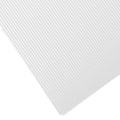 4DM00588 [file:4DM00588-1.jpg] Micro-Corrugated Board, One-Sided, 1.5 x 500 x 700 mm, White (10 Sheets)