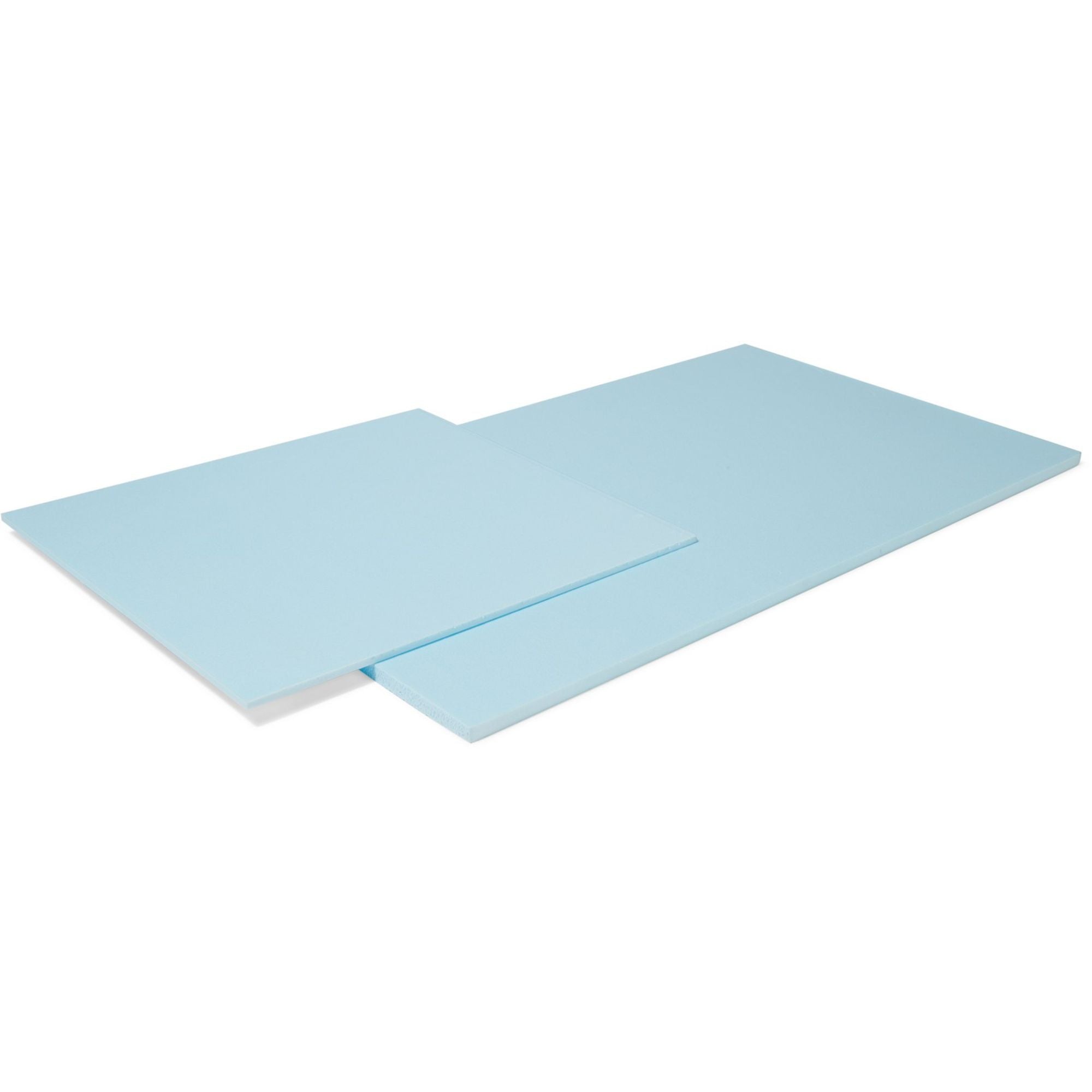 4DM00595-3 Styrofoam Light Blue, Trimmed