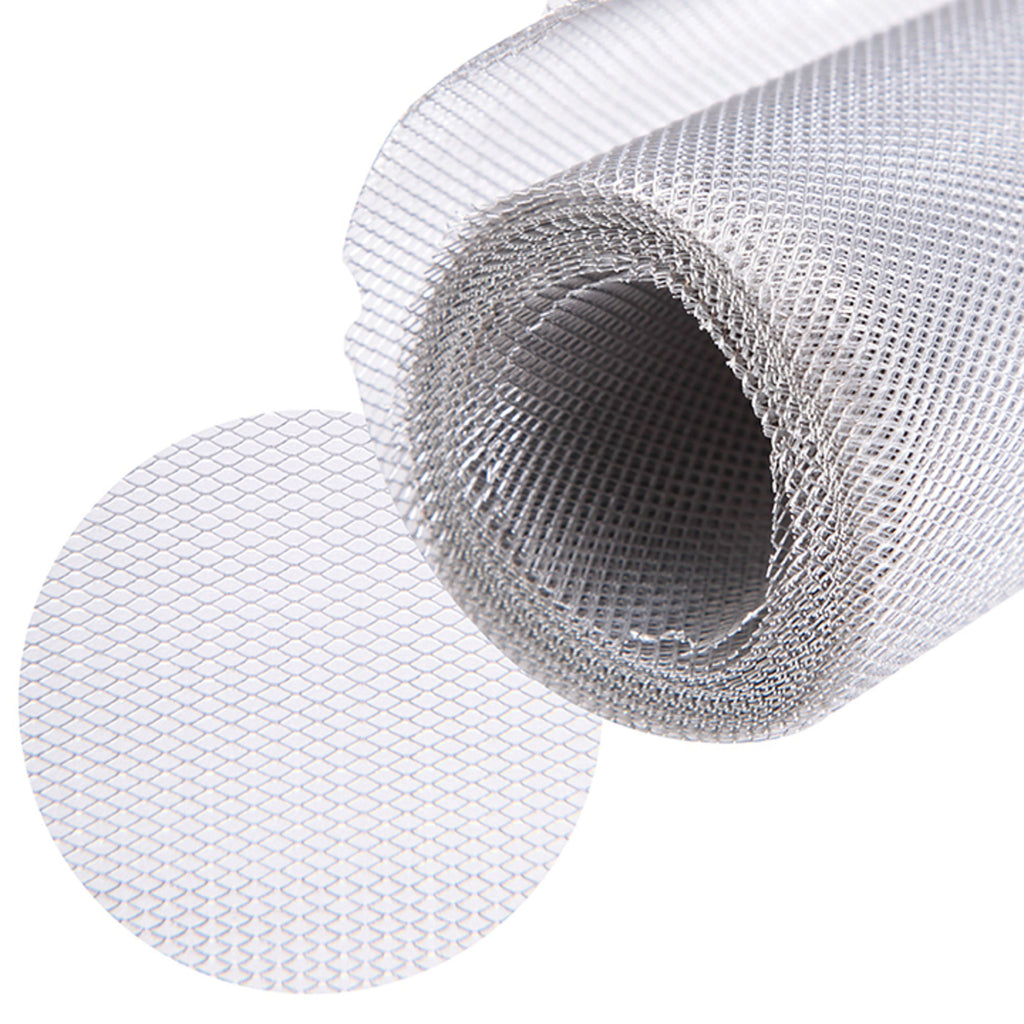 4DM00637 [file:4DM00637-1.jpg] Aluminium Wire Mesh (Fine), 3m x 500mm Roll (1 x 2mm Holes)