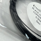4DM00654 [file:4DM00654-1.jpg] Craft Wire, 0.9mm x 5m, Black