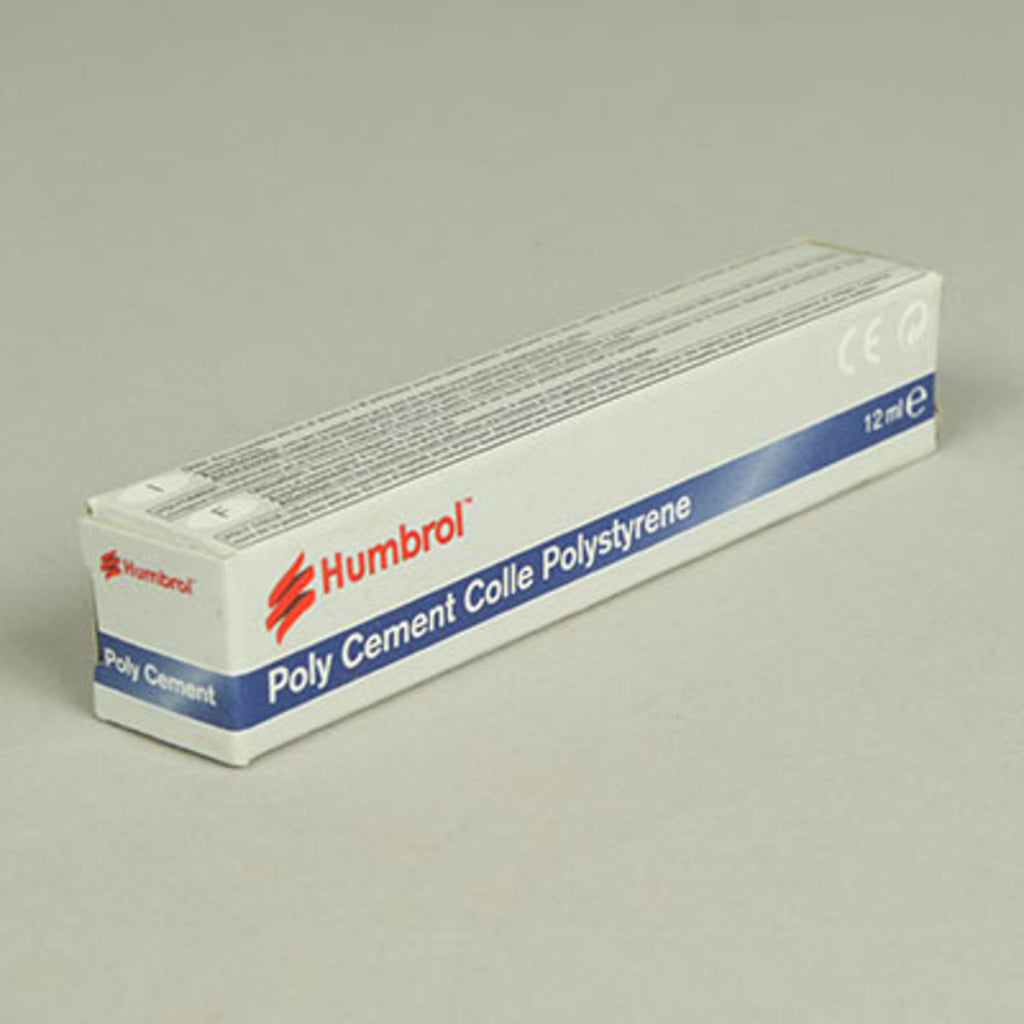 4DXAC00005-3 Humbrol Poly Cement 12ml