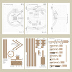 4DXBL00000-1 [file:4DXBL00000-1.jpg] Motte & Bailey Castle - Plans