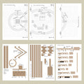 4DXBL00000-1 [file:4DXBL00000-1.jpg] Motte & Bailey Castle - Plans
