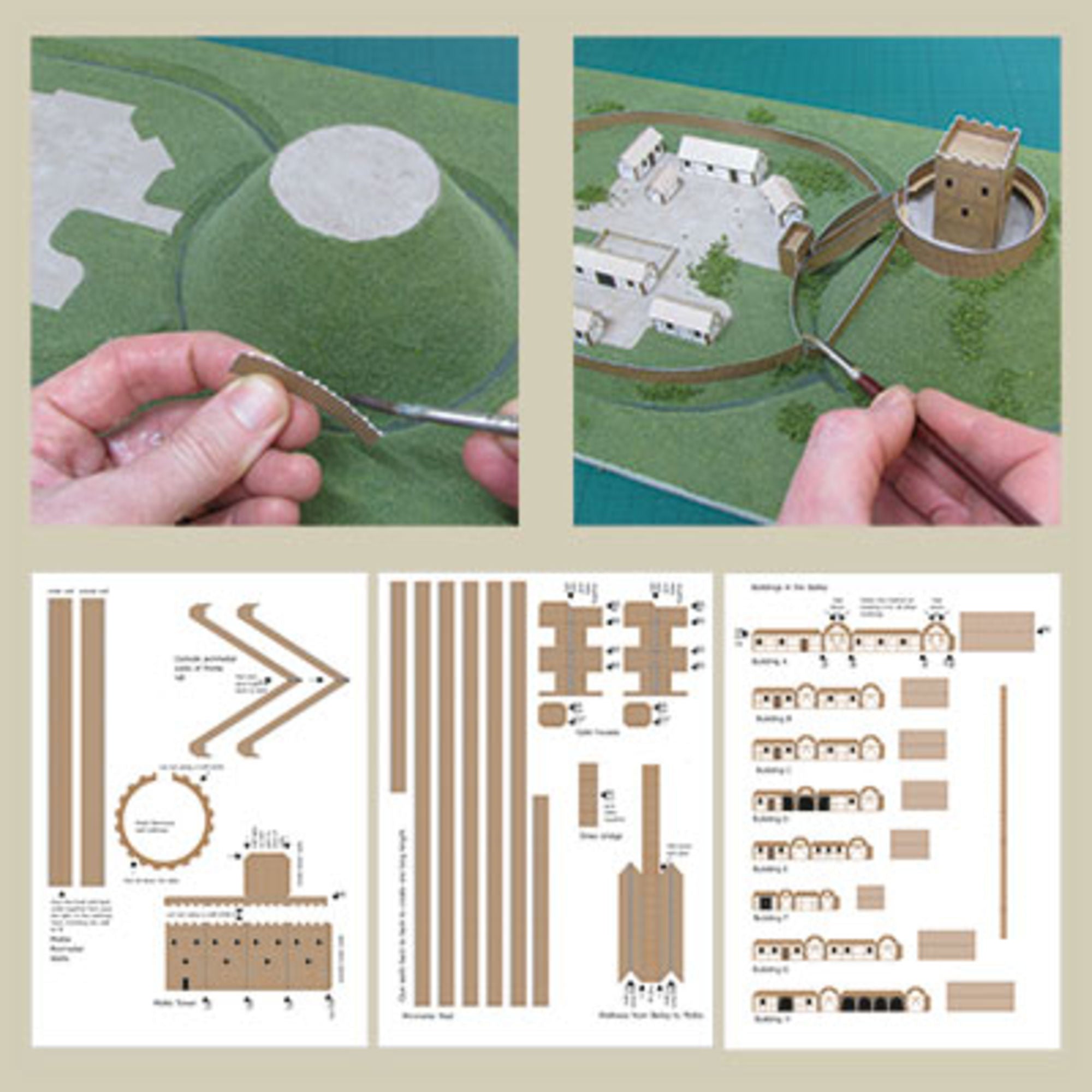 Motte & Bailey Castle - Plans