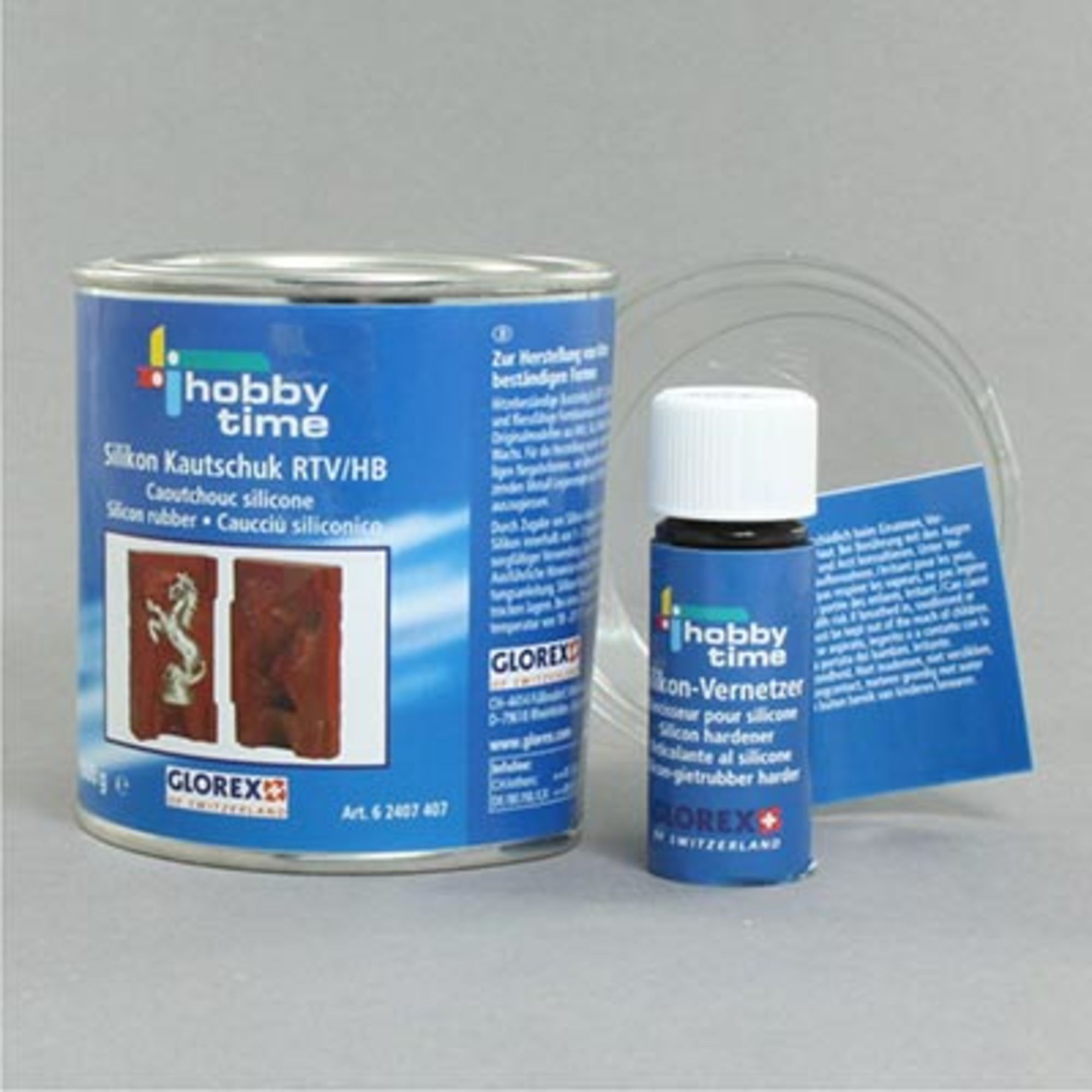 4DXCL10008-2 Mould Making Silicone Rubber (Red) 500g