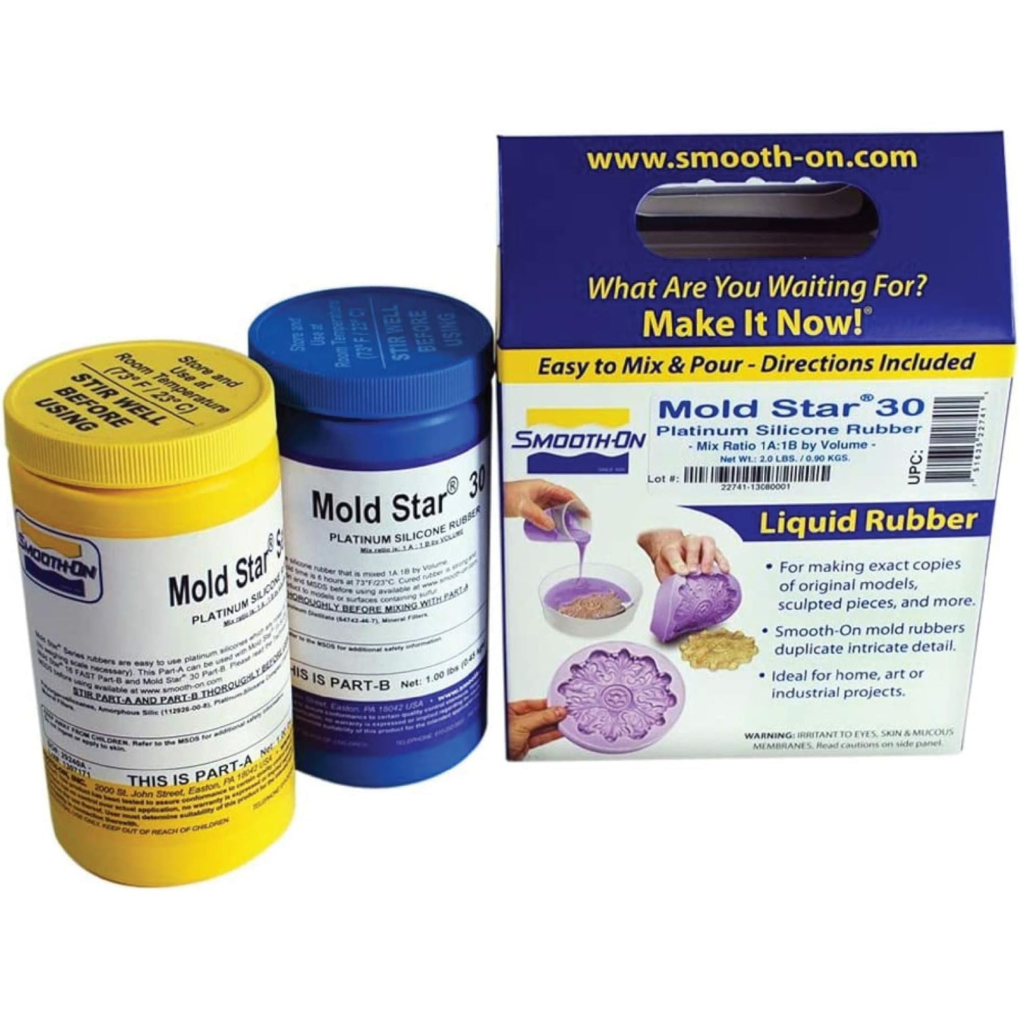 4DXCL10092-1 Mold Star Series Silicone Rubber - Mold Star 30 Silicone SLOW